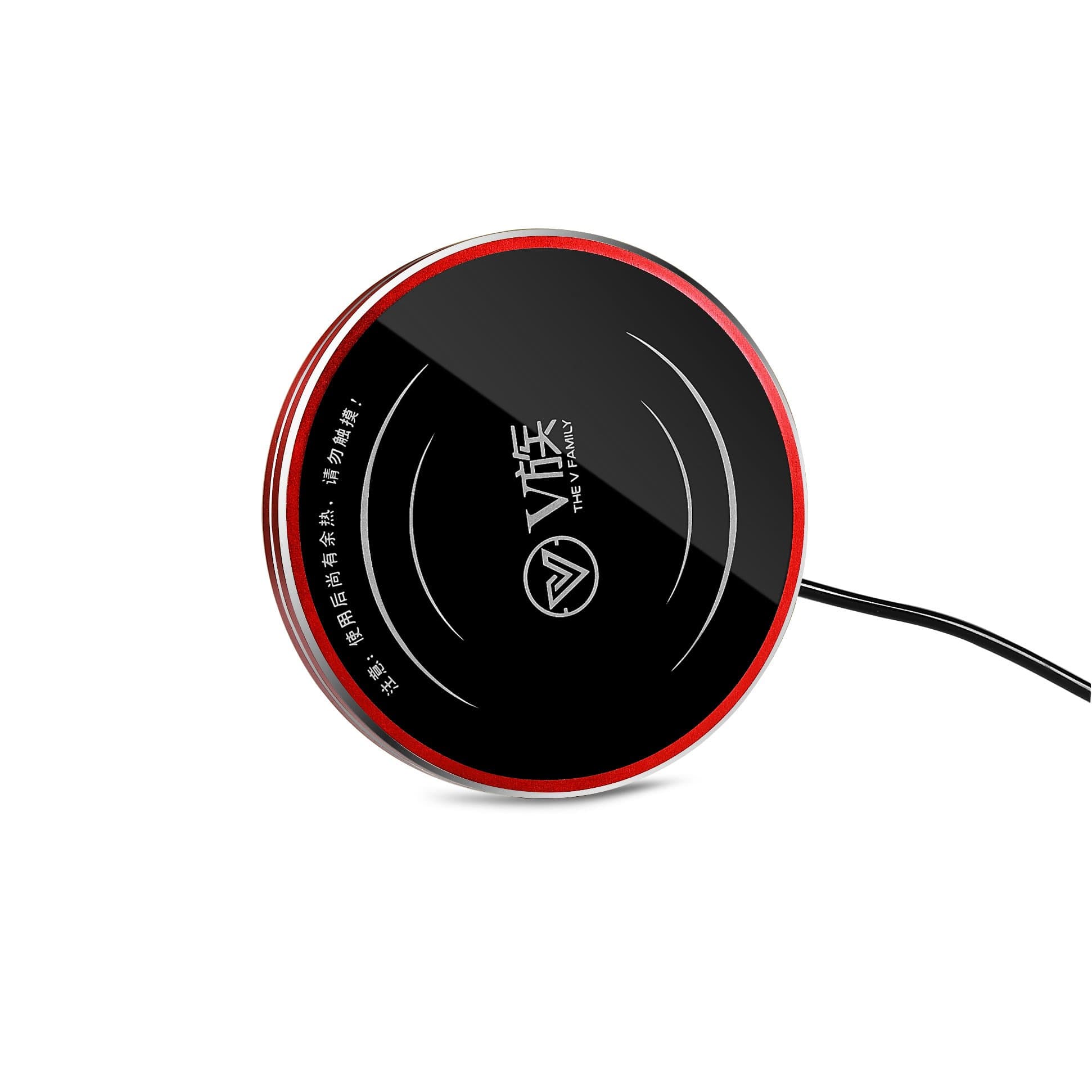 IAN Beverage Warmer for Coffee Cup and Teapot, USB Electric Warmer (Red)