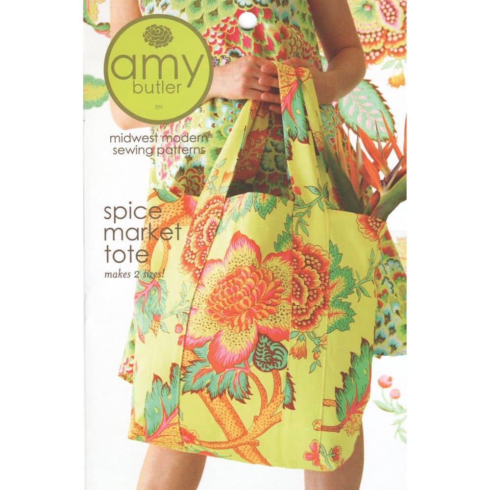 Amy Butler Spice Market Tote Bag Sewing Pattern