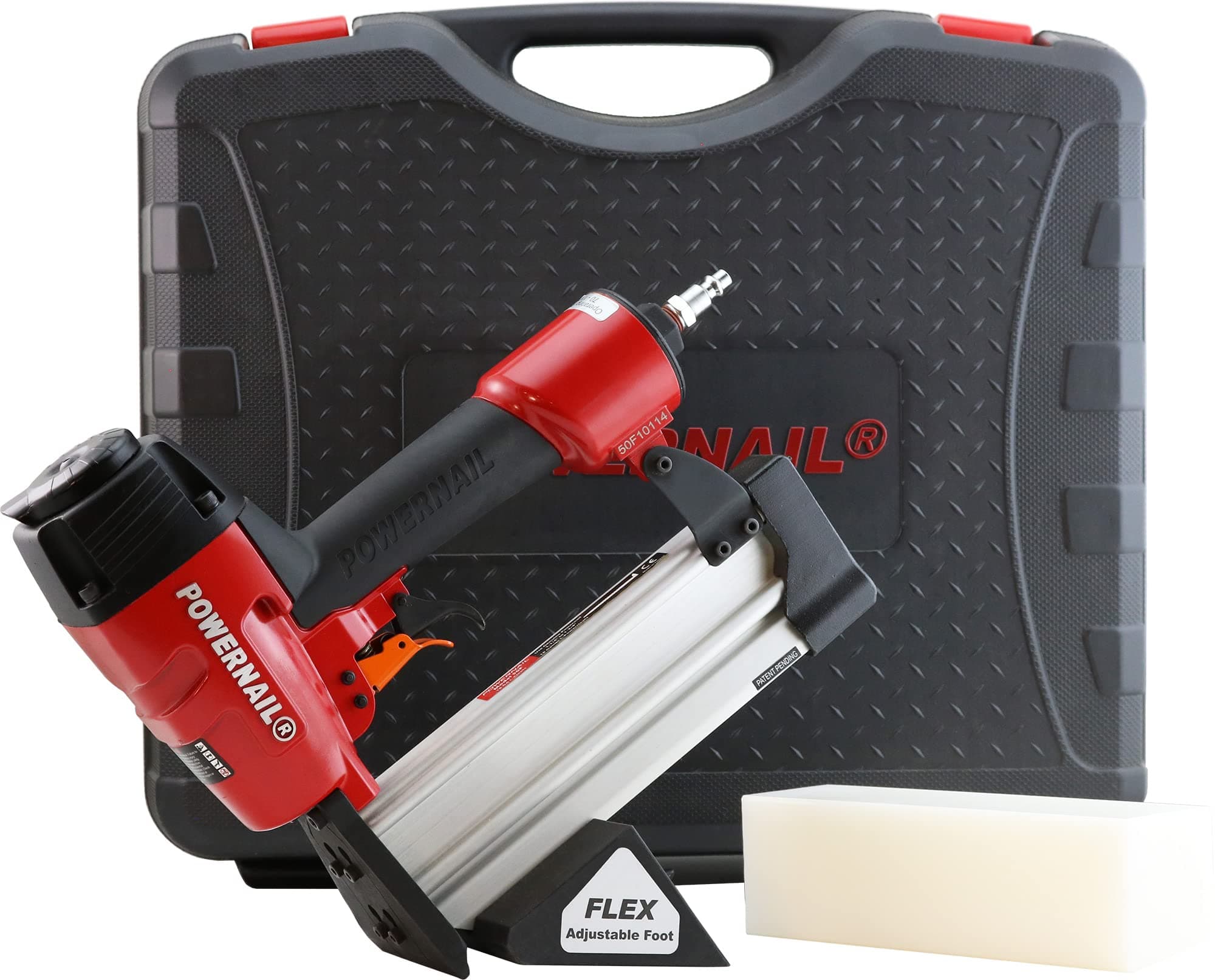 Powernail 50F Pneumatic Trigger Pull 18 Gauge L-Cleat Flooring Nailer (Installs 3/8" to 3/4" Hardwood & Engineered)