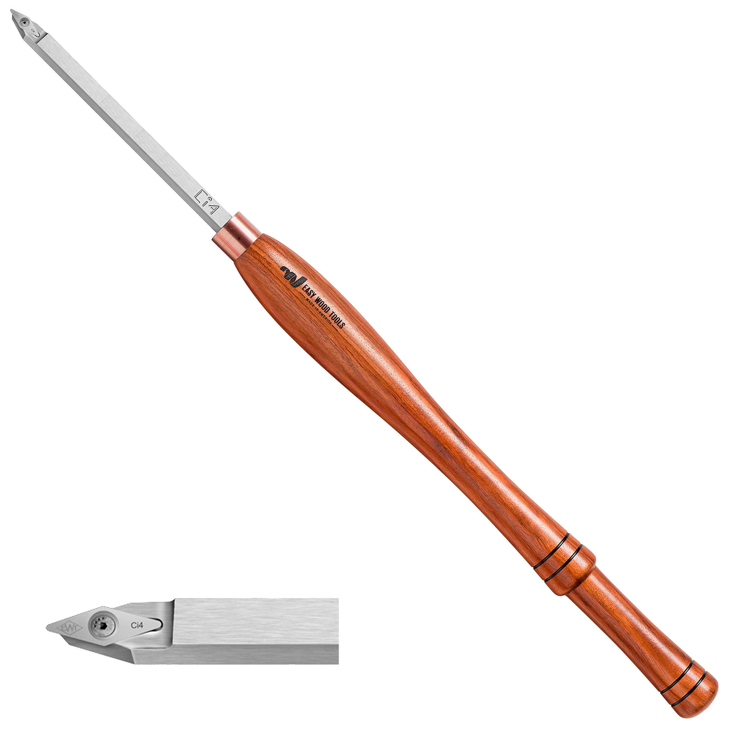 Easy Wood Tools Pro Easy Detailer (3700) Woodturning Tool Scraper Chisel with Replaceable Carbide Insert