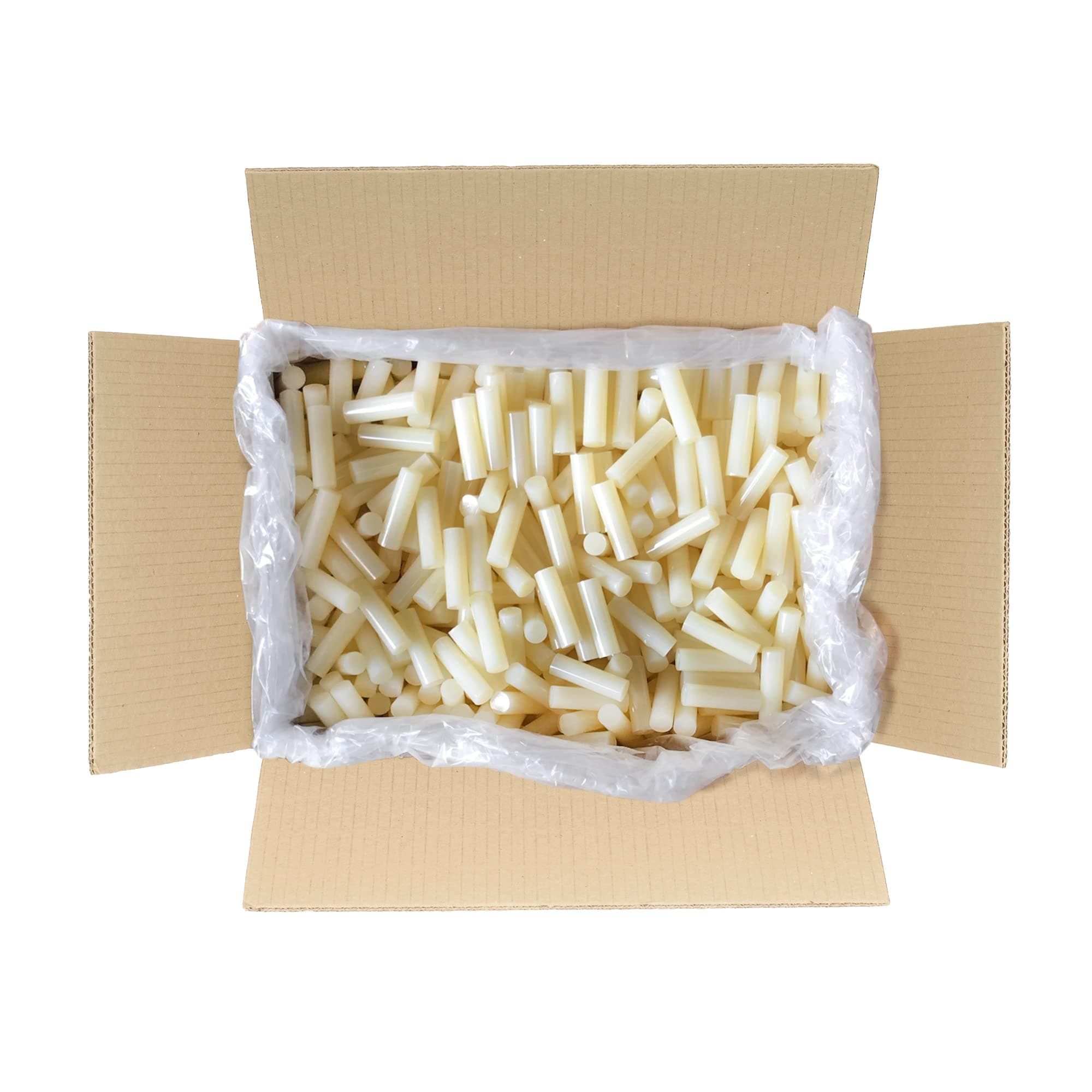 ASA Large Hot Glue Sticks for Glue Gun - 5/8" X 2" | High-Strength Hot Gun Sticks Adhesive for Corrugated Materials | Industrial Grade for Packaging & Woodworking | Pack of 1417