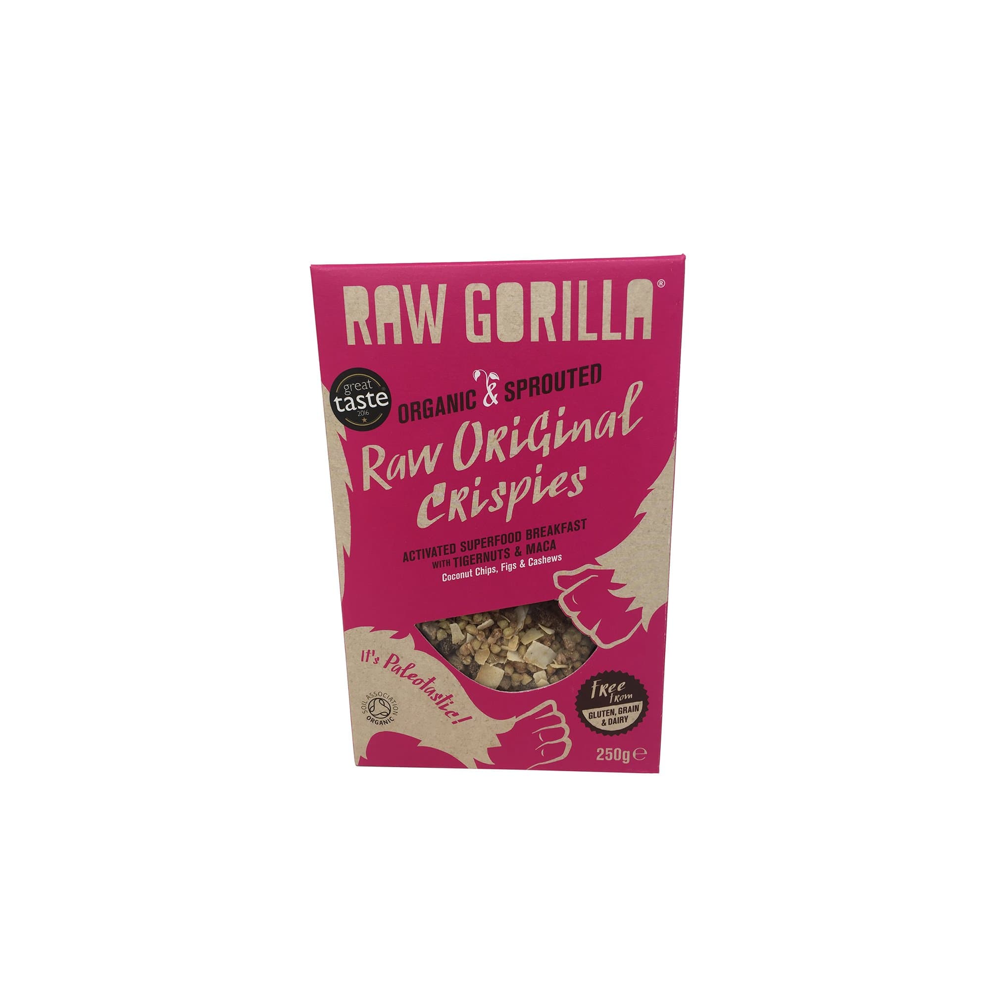 Raw GorillaRaw Original Crispies, 250 g