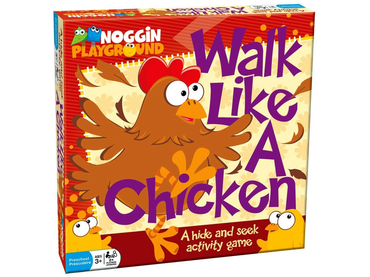 Walk Like A Chicken - No Reading Required, Hide & Seek Role-Playing Activity Game, Preschool & Kids, Children's Social & Physical Developmental Game, Outset Media, Ages 3+, 2+ Players