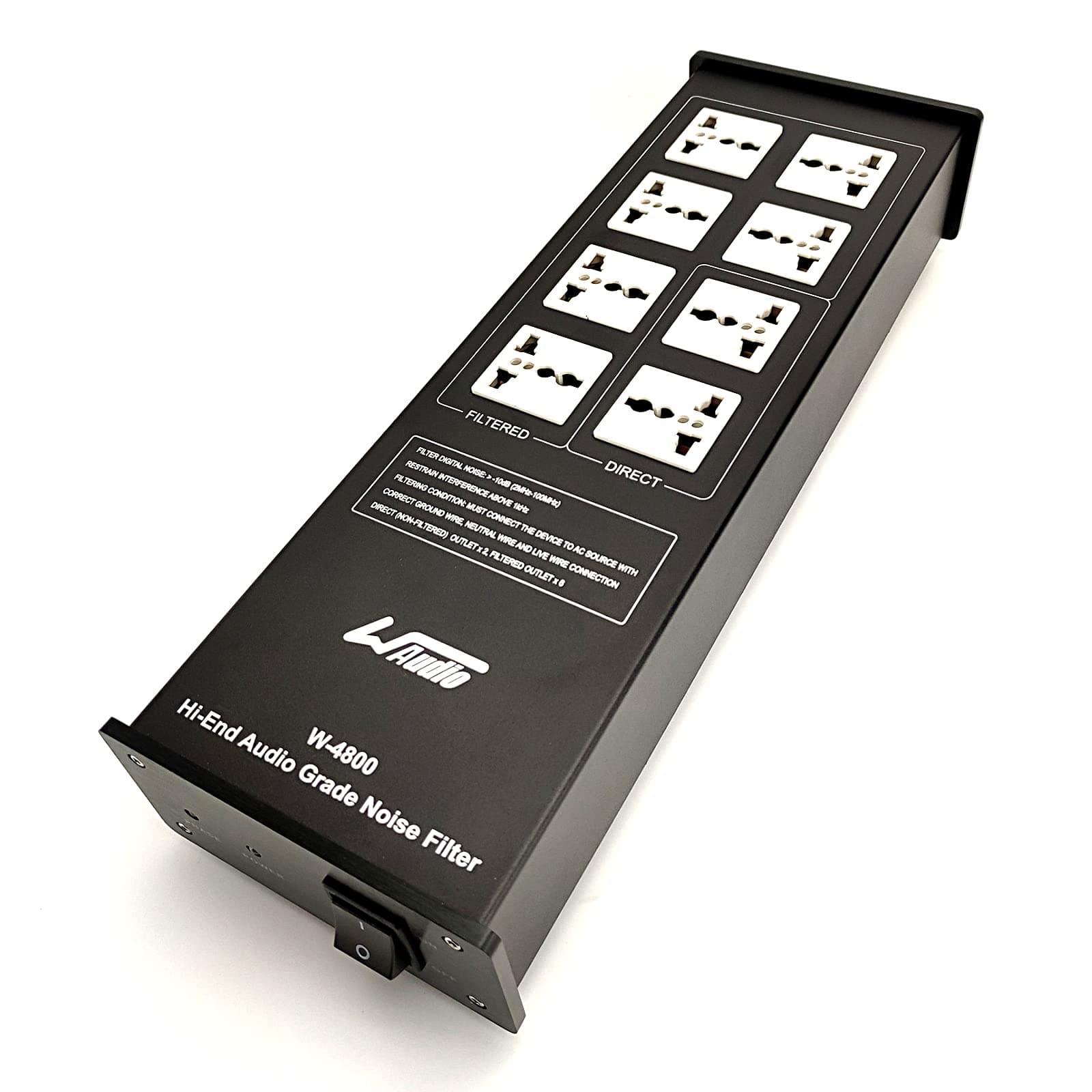 AC Noise Power Filter - Line Conditioner Power Purifier Surge Protector with Universal Outlets