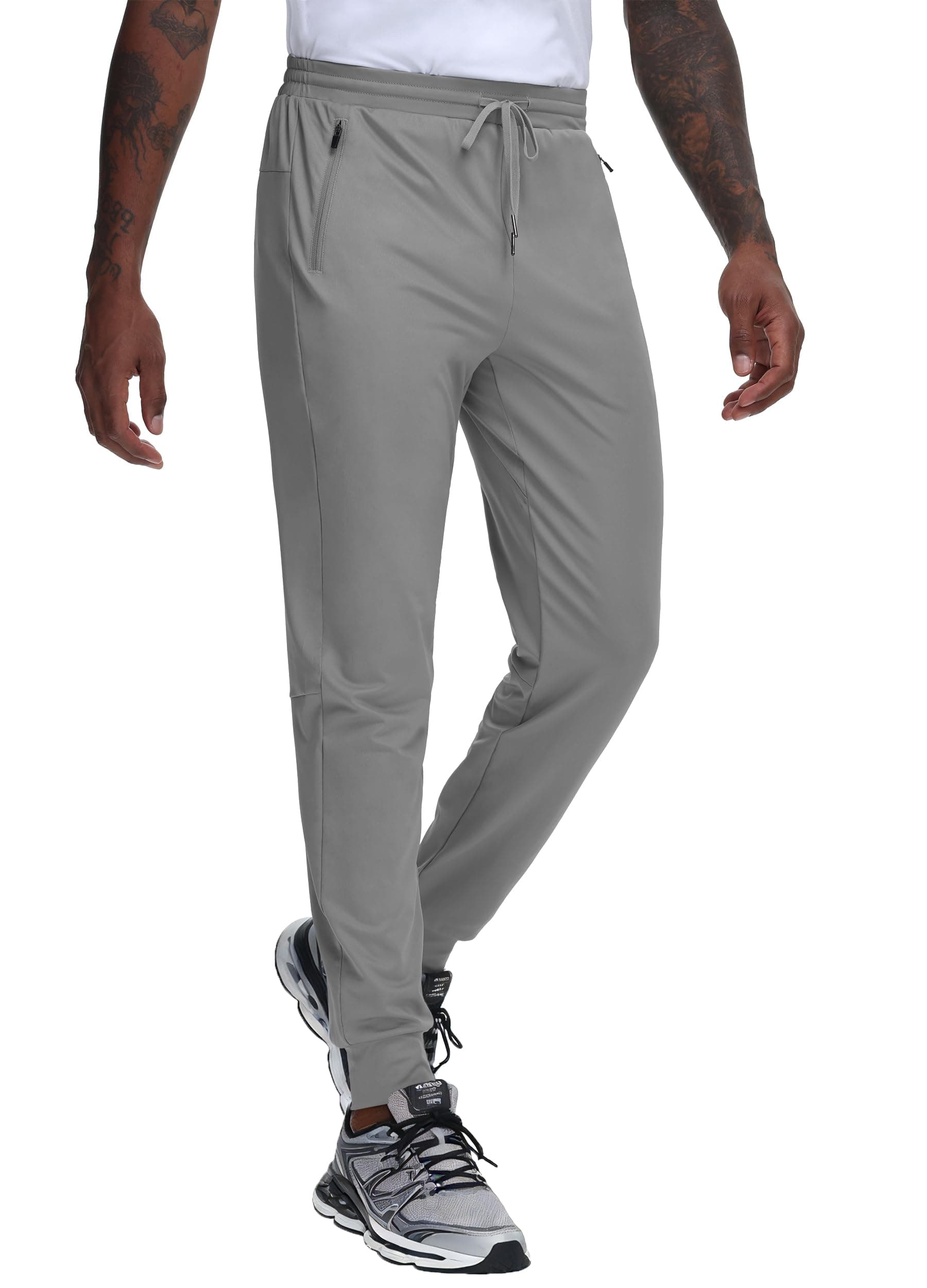 Regular/Tall Mens Athletic Joggers Lightweight Workout Running Gym Training Pants Tapered Sweatpant