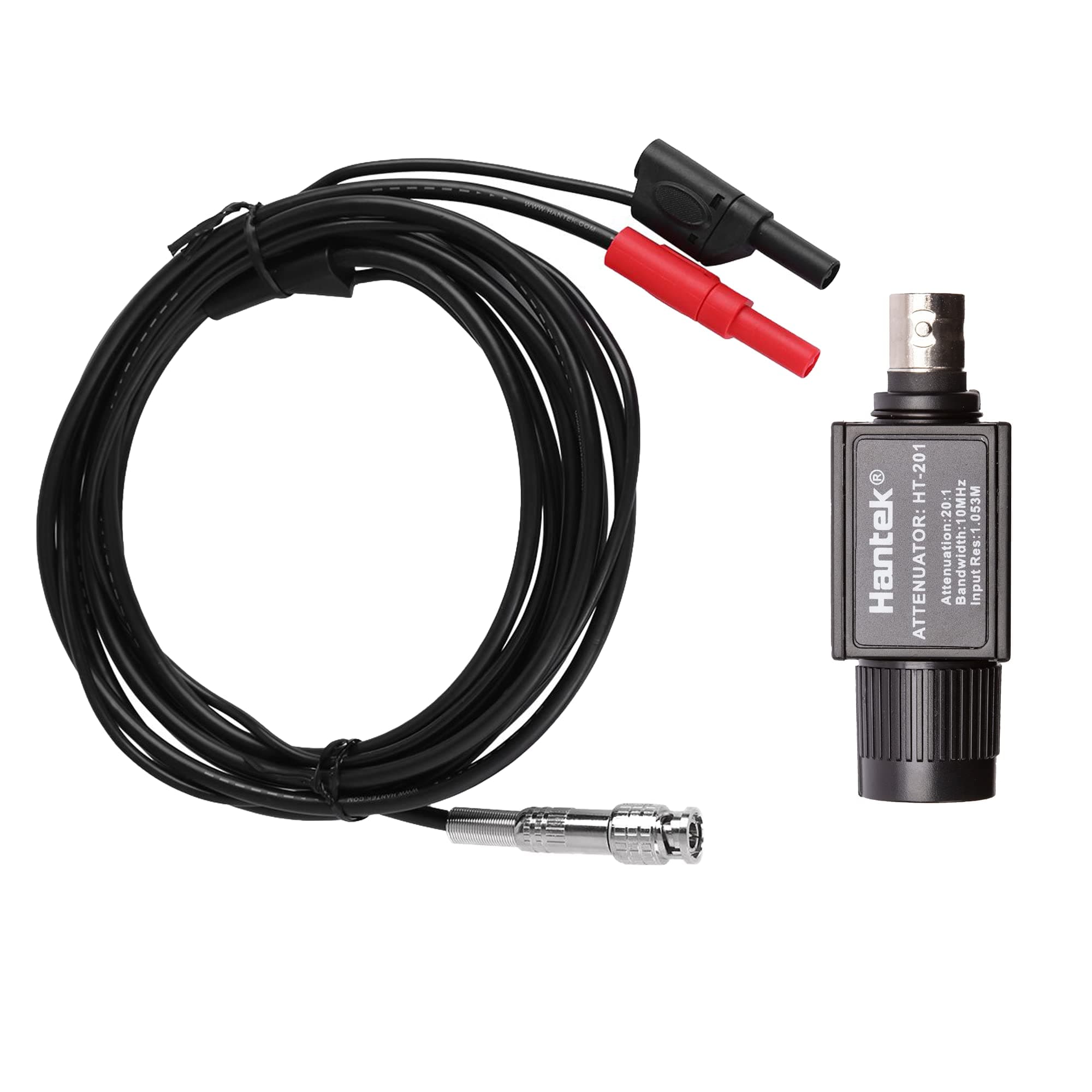 HT30A+ HT201 Hantek Oscilloscope Accessories Set BNC Connecter Auto Test Leads, Auto Ignition Probe and 10MHz 20:1 Attenuator for Assisting Automobile Measurement