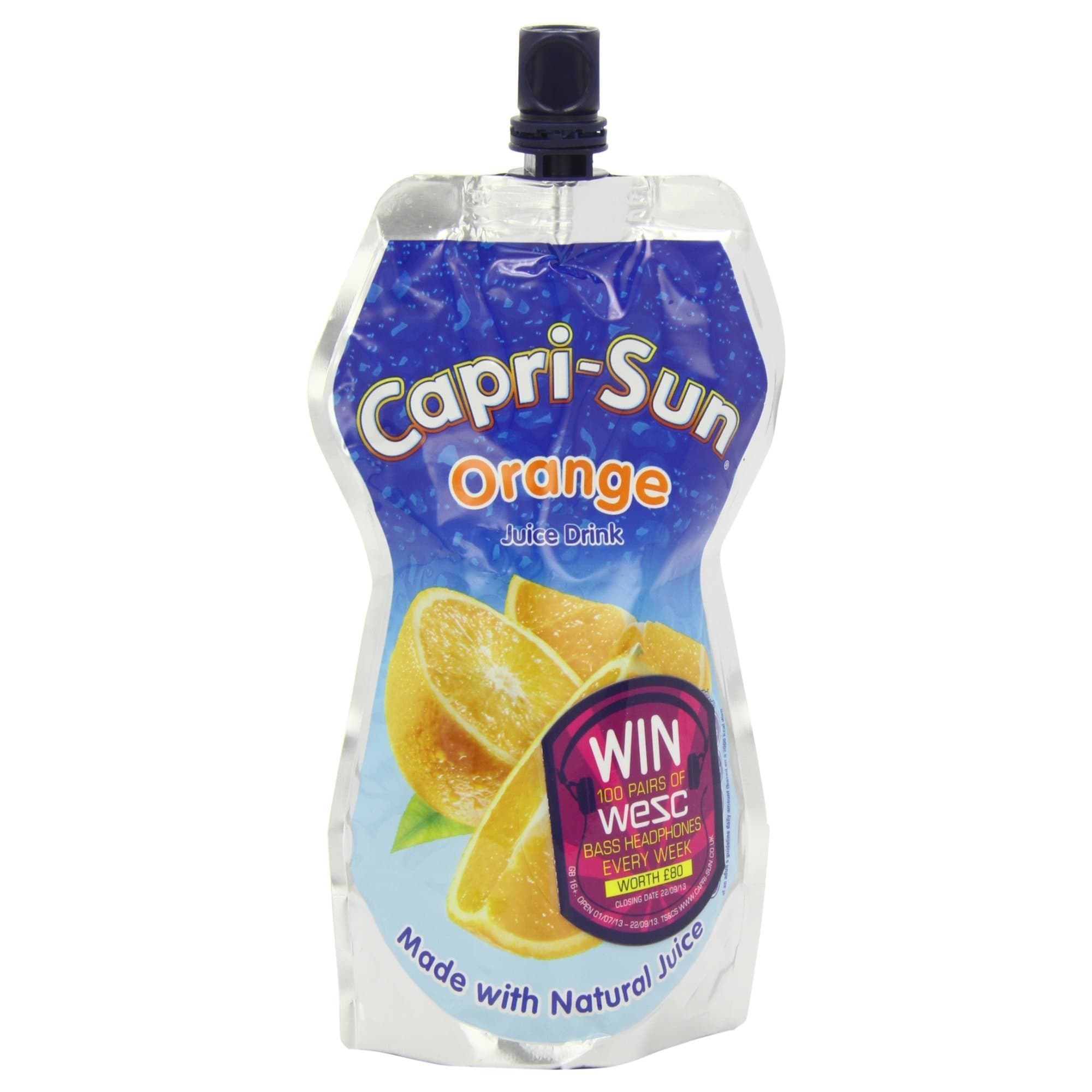 Capri Sun Orange Juice Drink, 15 x 330ml