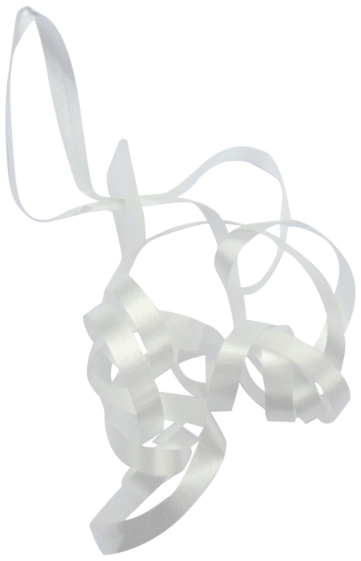 Balloon Quick Sealings with Ribbon (White)
