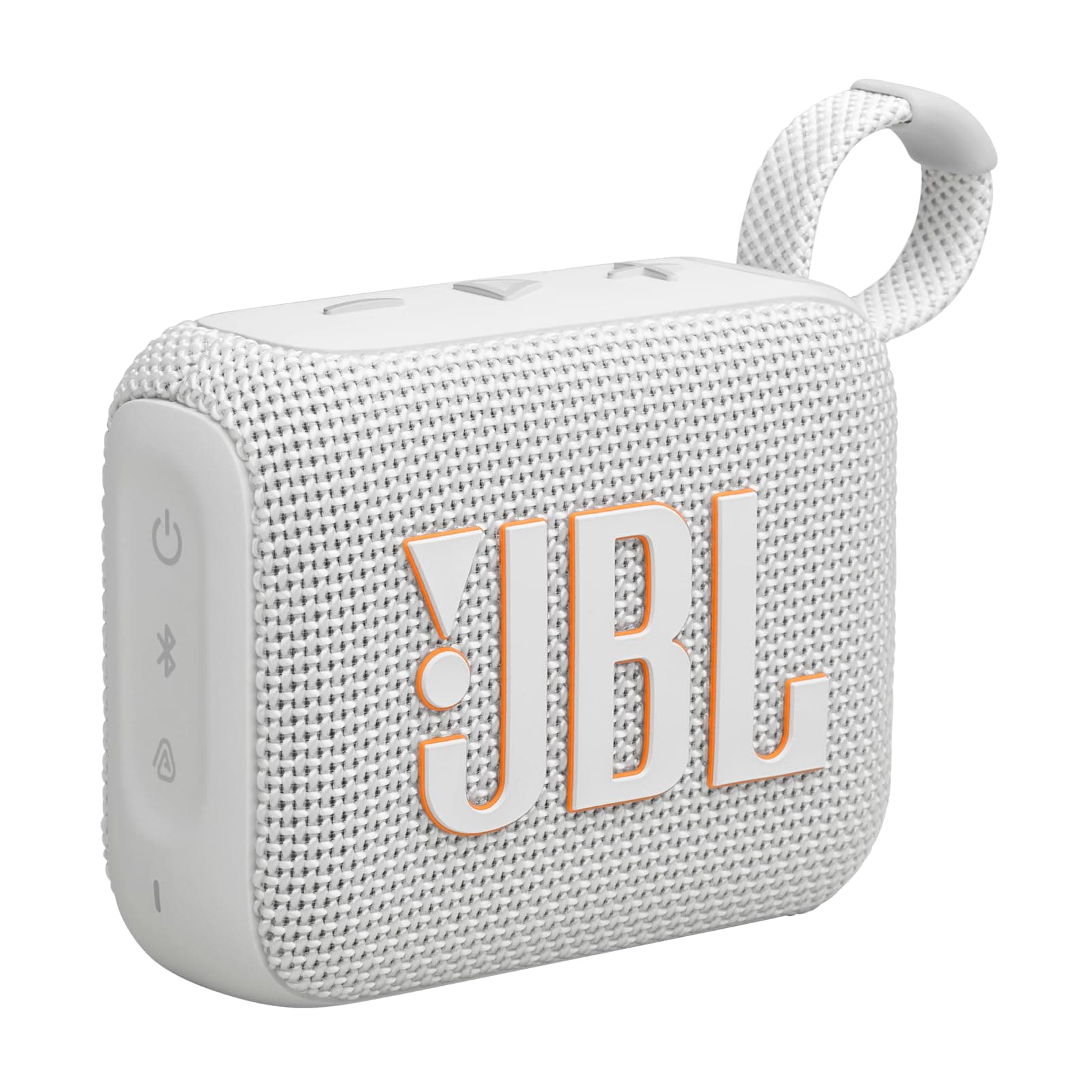 JBL GO 4 – Ultra-Portable Bluetooth Speaker with AURACAST, Powerful Sound, 15H Playtime & Sleek Design, JBLGO4WHT, White
