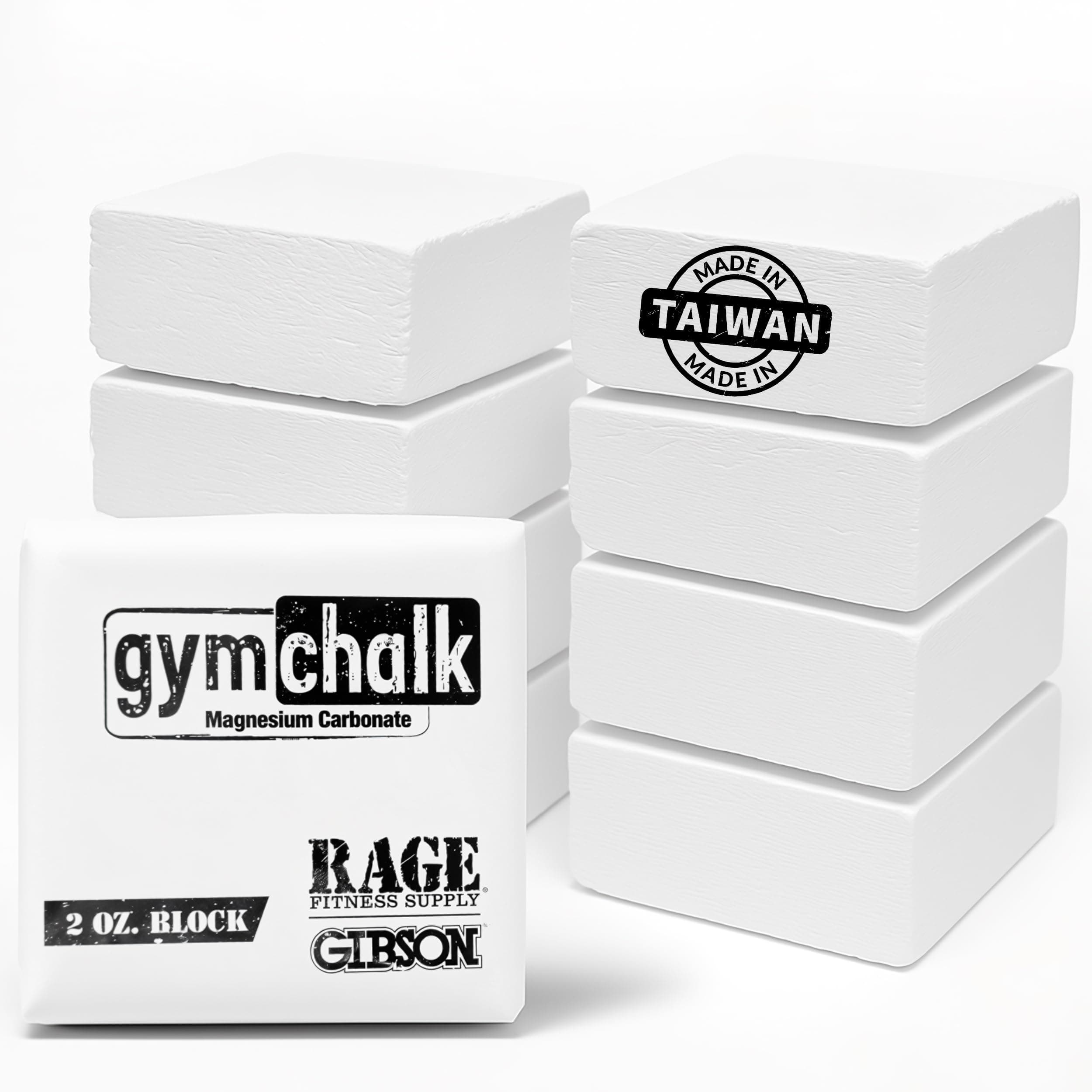 Gymnastic Chalk Block, Premium Taiwan Gymnastics Chalk Blocks, Pack of 8 Chalk Blocks, Powder Chalk for Gymnastics, Magnesium Carbonate, 1 Lb (8 Blocks x 2oz)