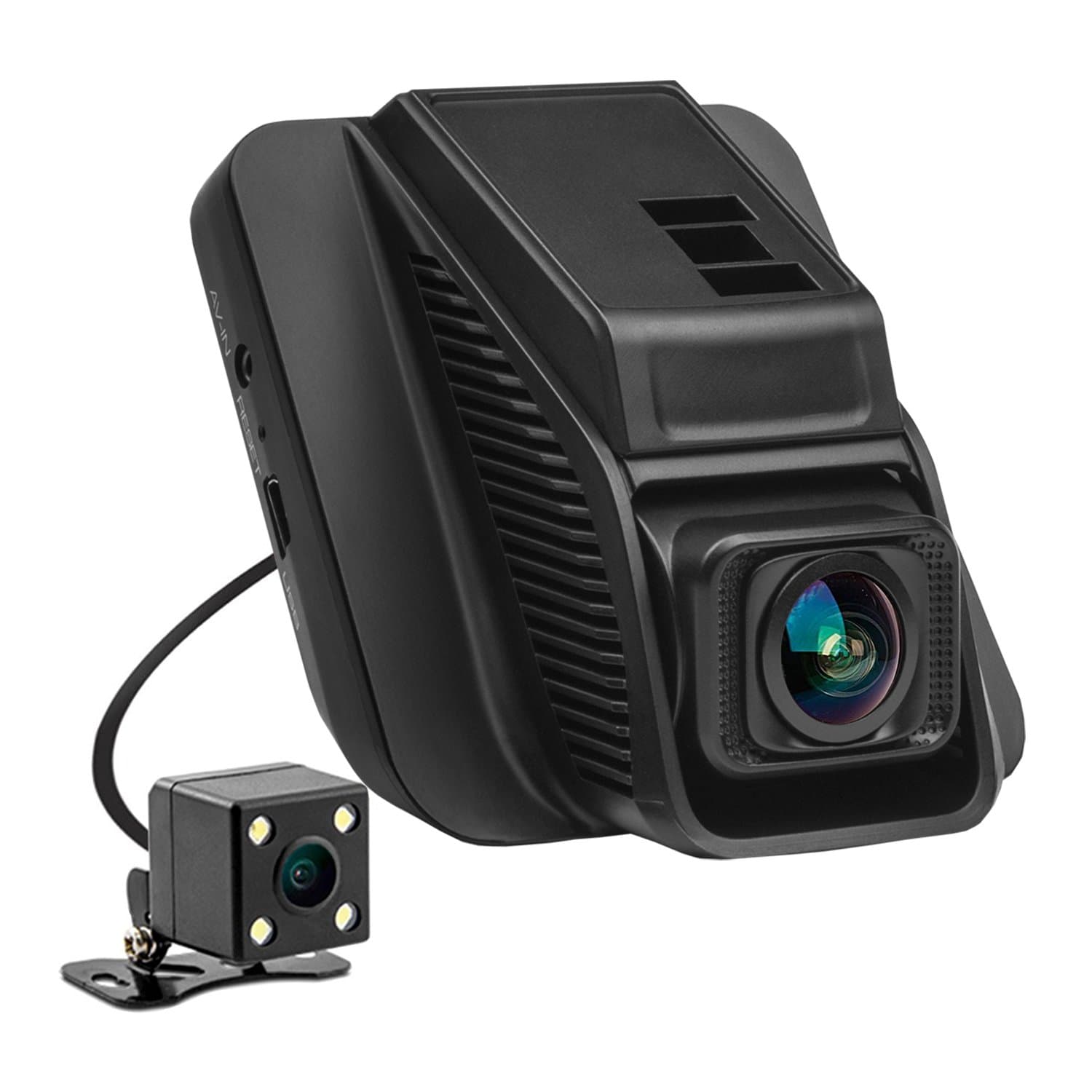 2.45" Car Dash Cam, Full-HD 1080P Front + 720P Rear 290 Degree Super Wide Angle Car Dash Cam with WDR, Loop Recording, G-Sensor, Parking Mode etc