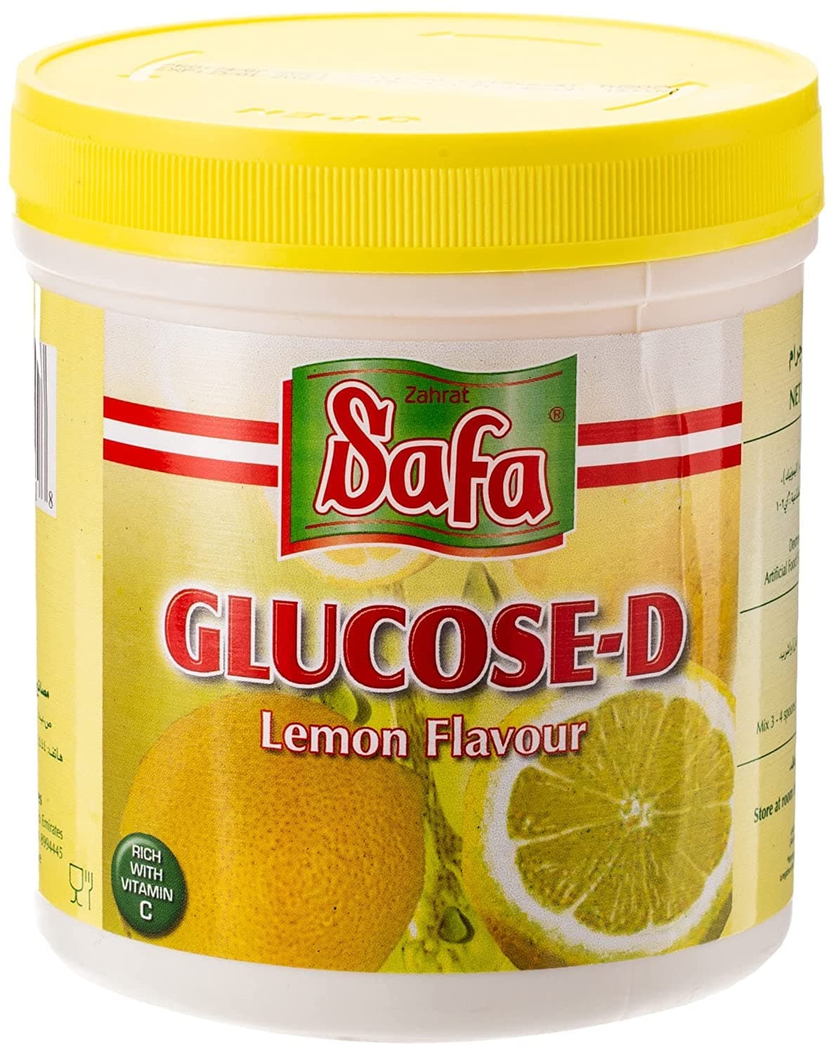 Safa Lemon Glucose Drink, 450 gm
