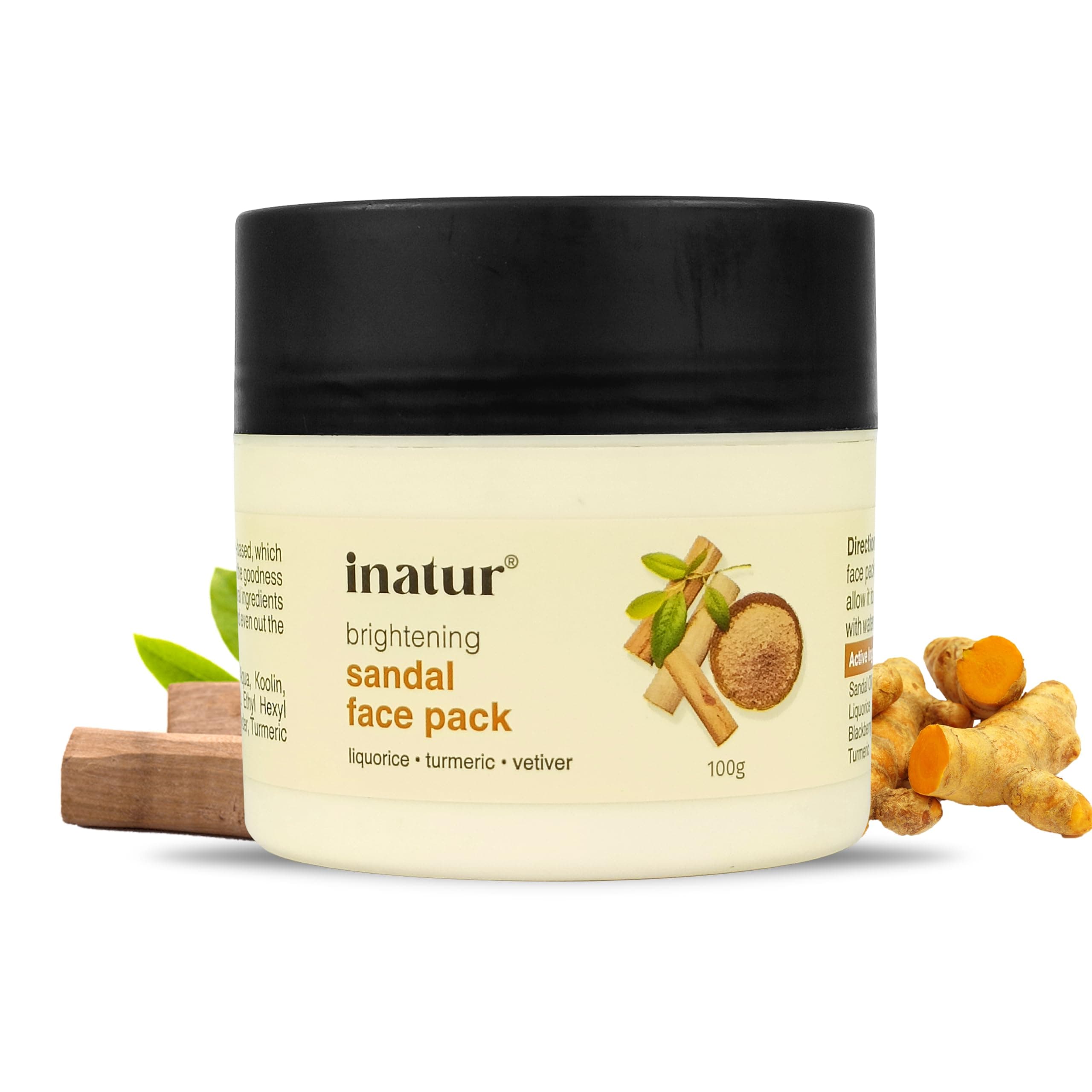 Inatur Sandal Face Pack 112g Control Blemishes & Pigmentation
