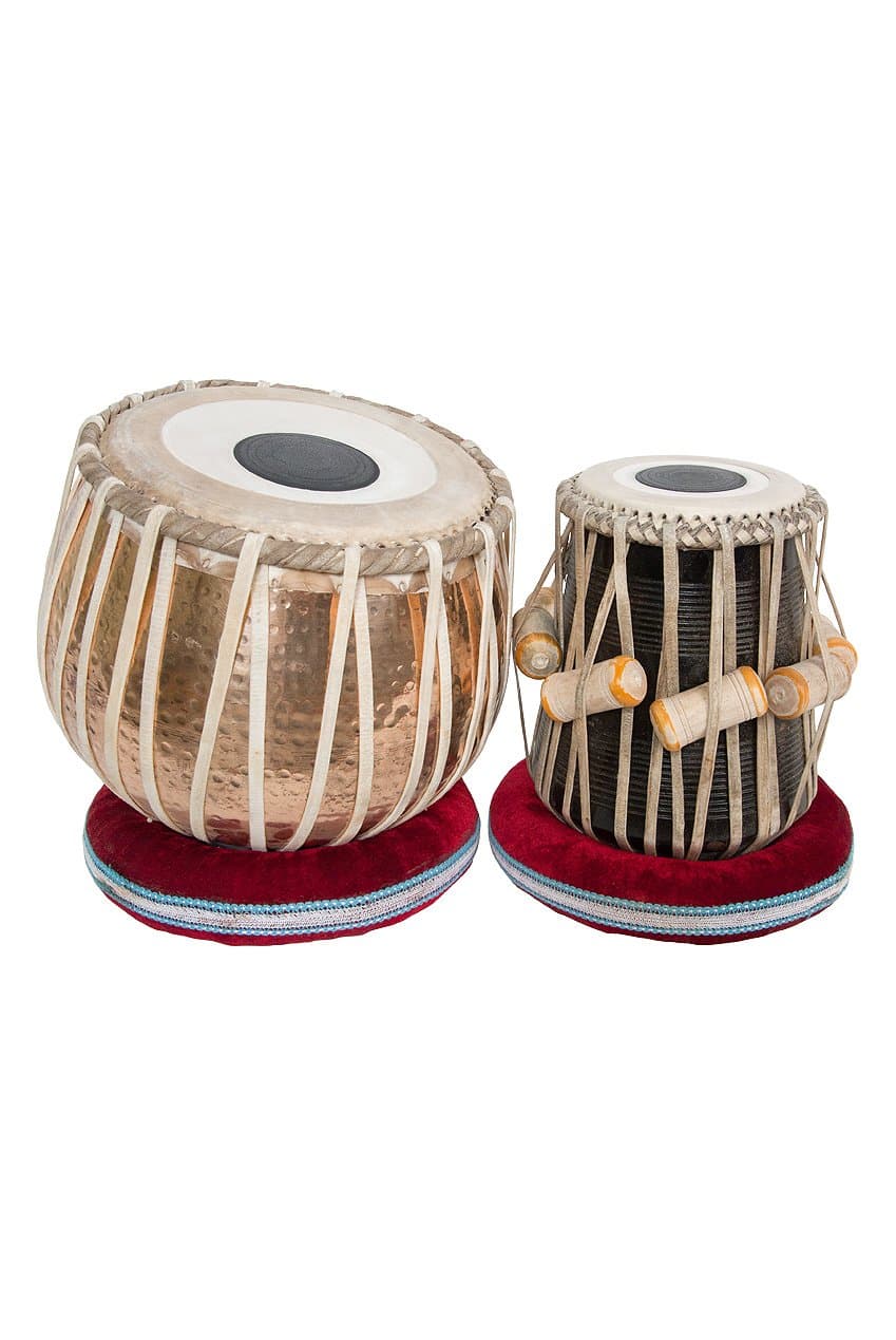 Shyamal Pro Tabla Set Heavy Dimpled Copper Bayan and 5.50" Dayan