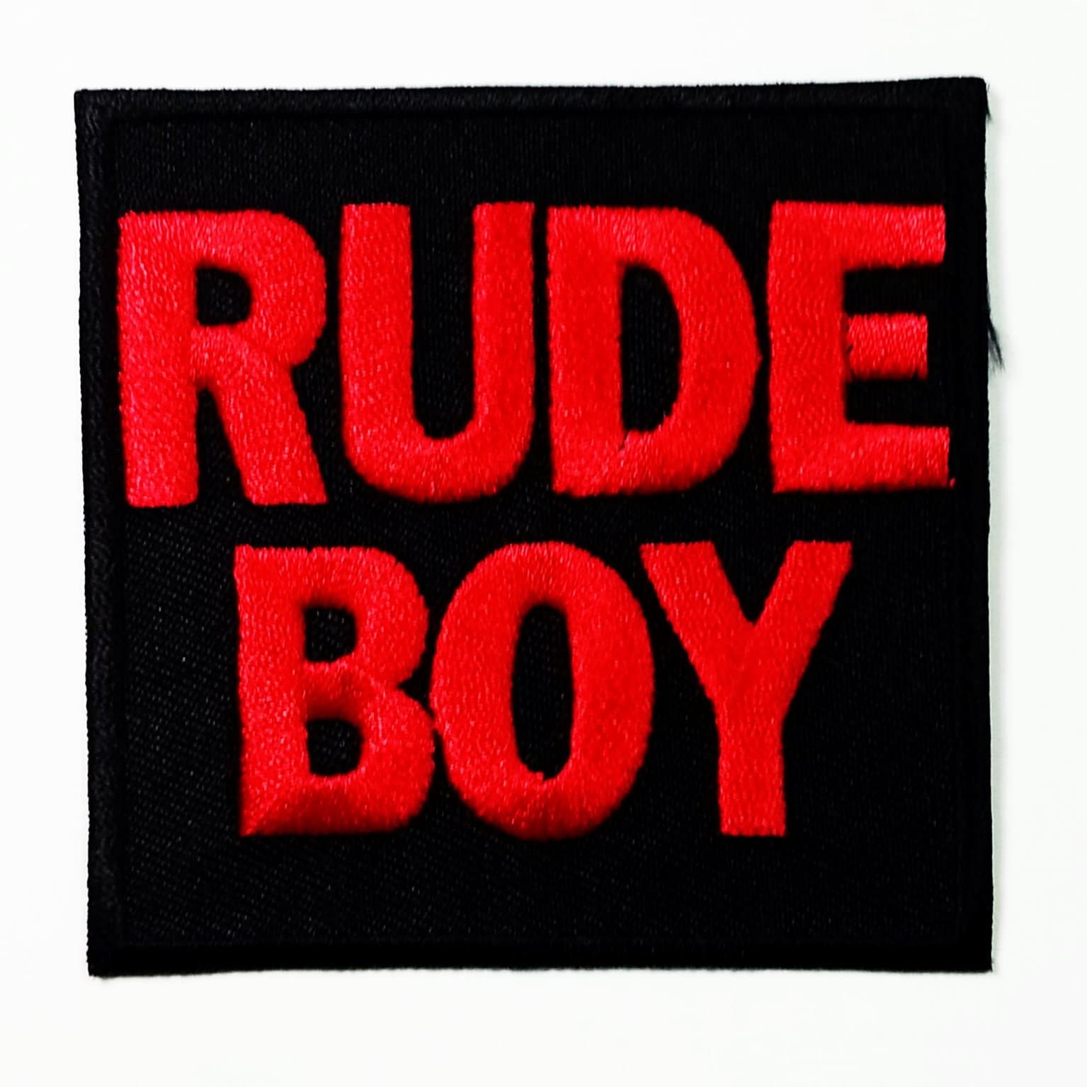 Rude Boy Embroidered Iron on Patch Patch200 Swagger Gangsta Punk Rock Hip Hop