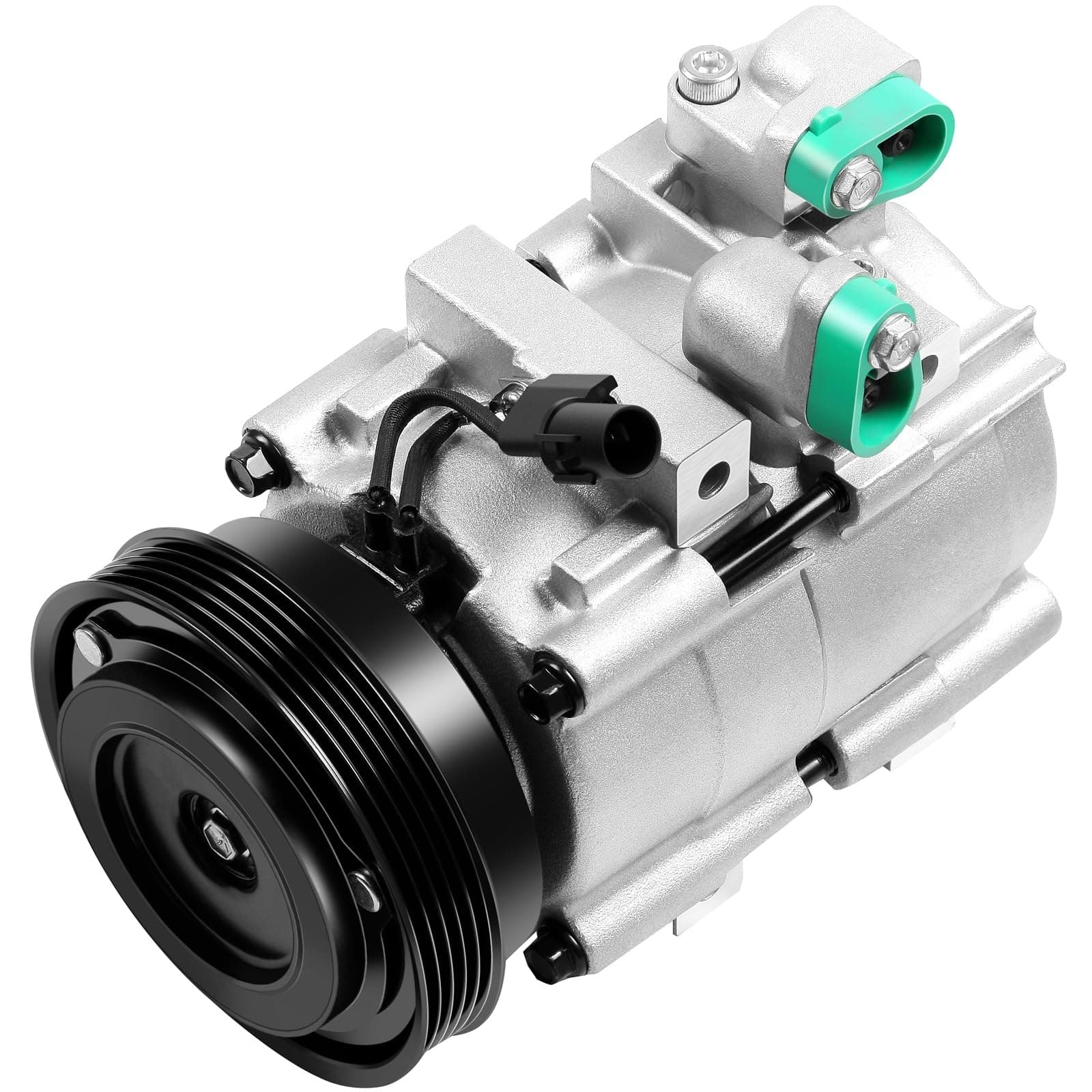 ECCPP AC Compressor with Clutch fit for Hyundai Santa Fe for Kia Magentis Optima 2.4L 1999-2008 Fast Cooling Air Conditioning Compressor