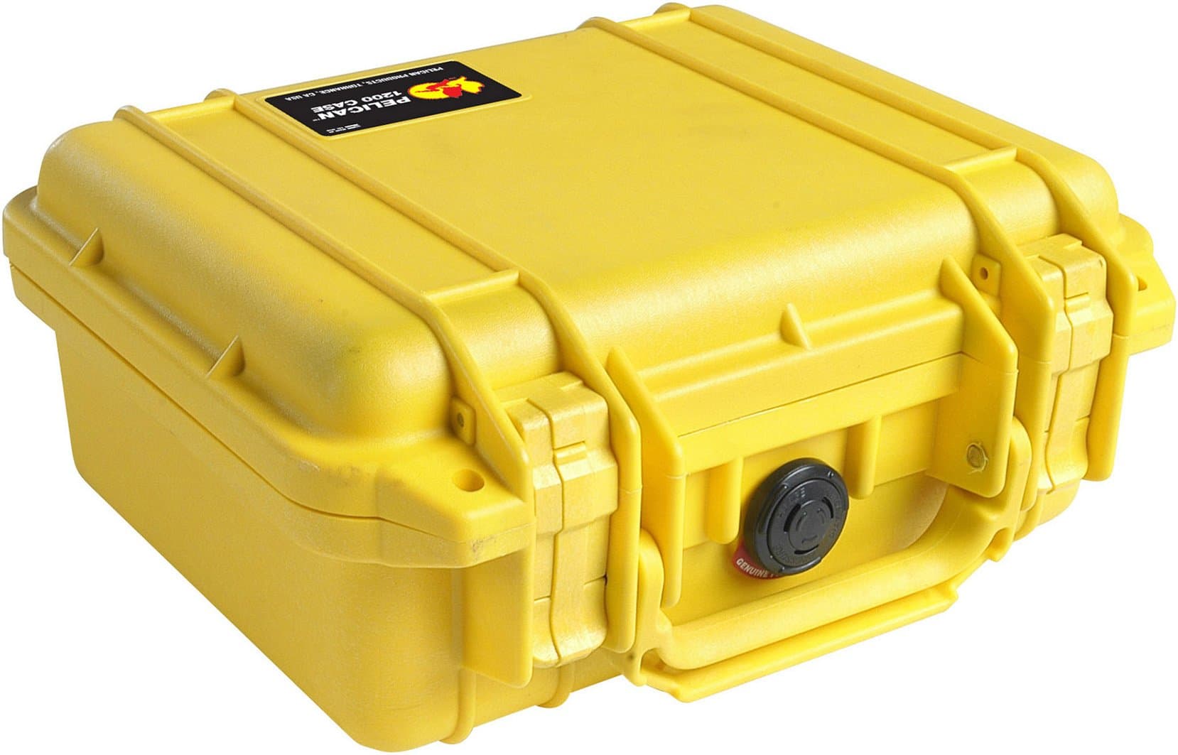 Pelican 1200 Case with Foam (Yellow)