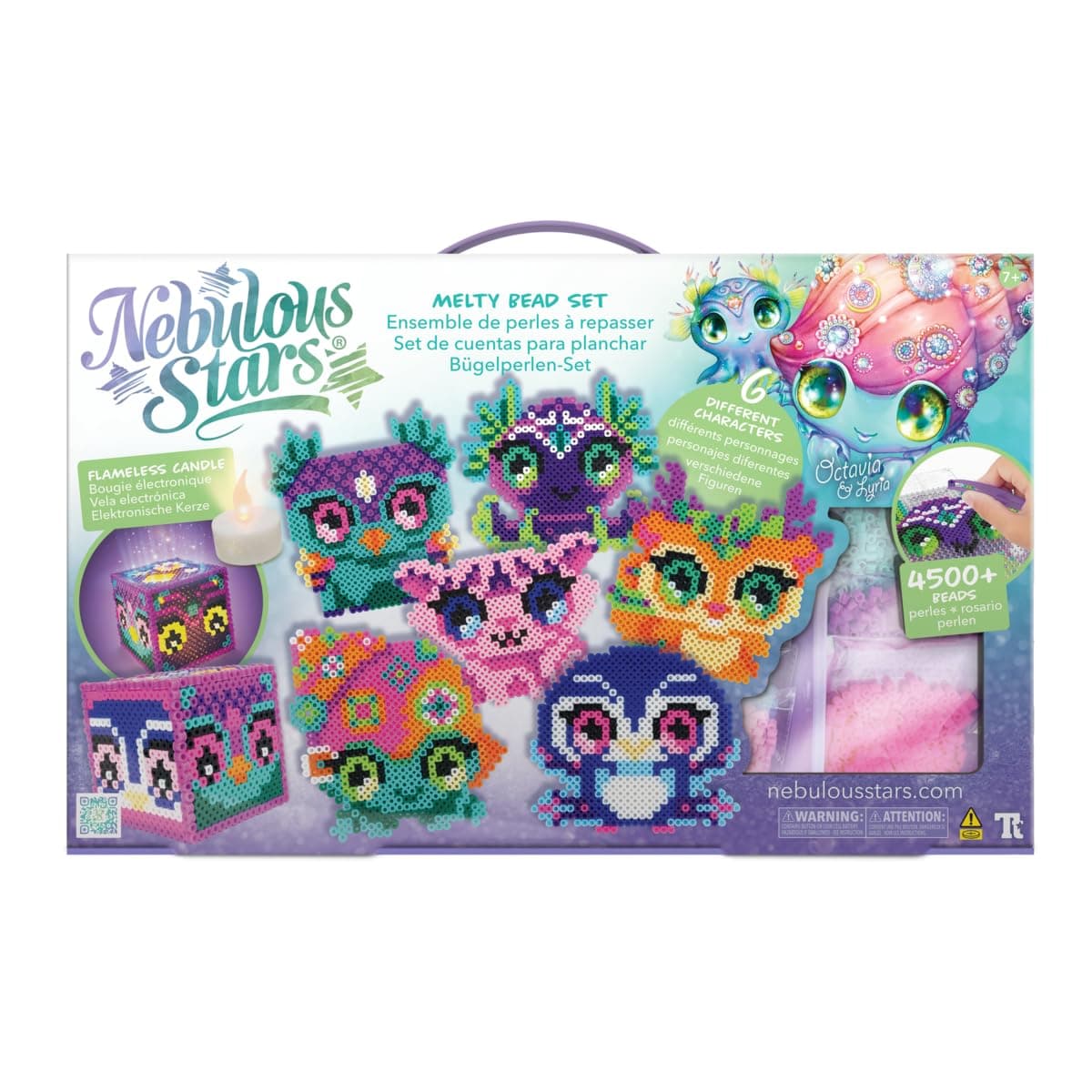 Nebulous Stars NS11209 Stars Iron-on Beads, Multicoloured