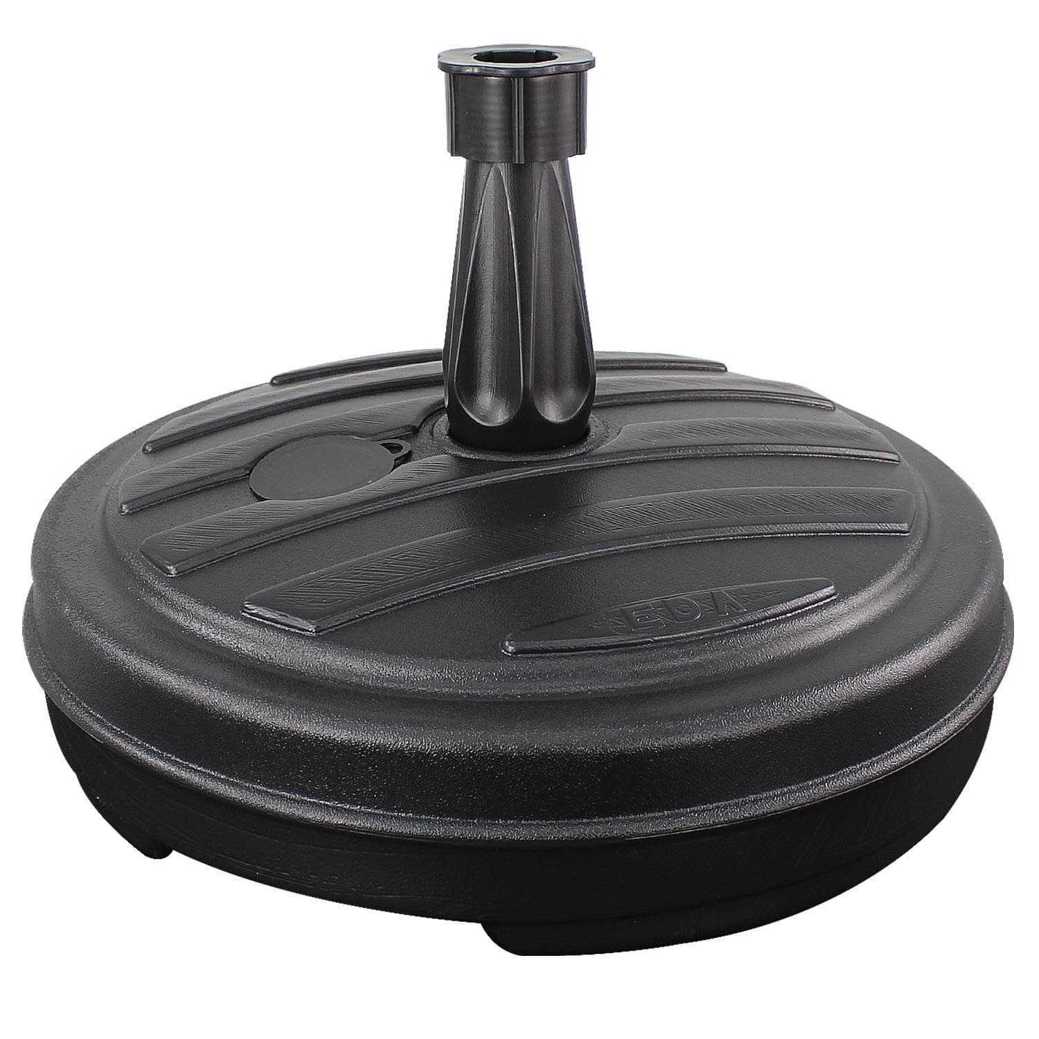 Parasol Umbrella Base Stand Sand Water Plastic Pole Garden Beach Patio Sun Shade (1 x Black)
