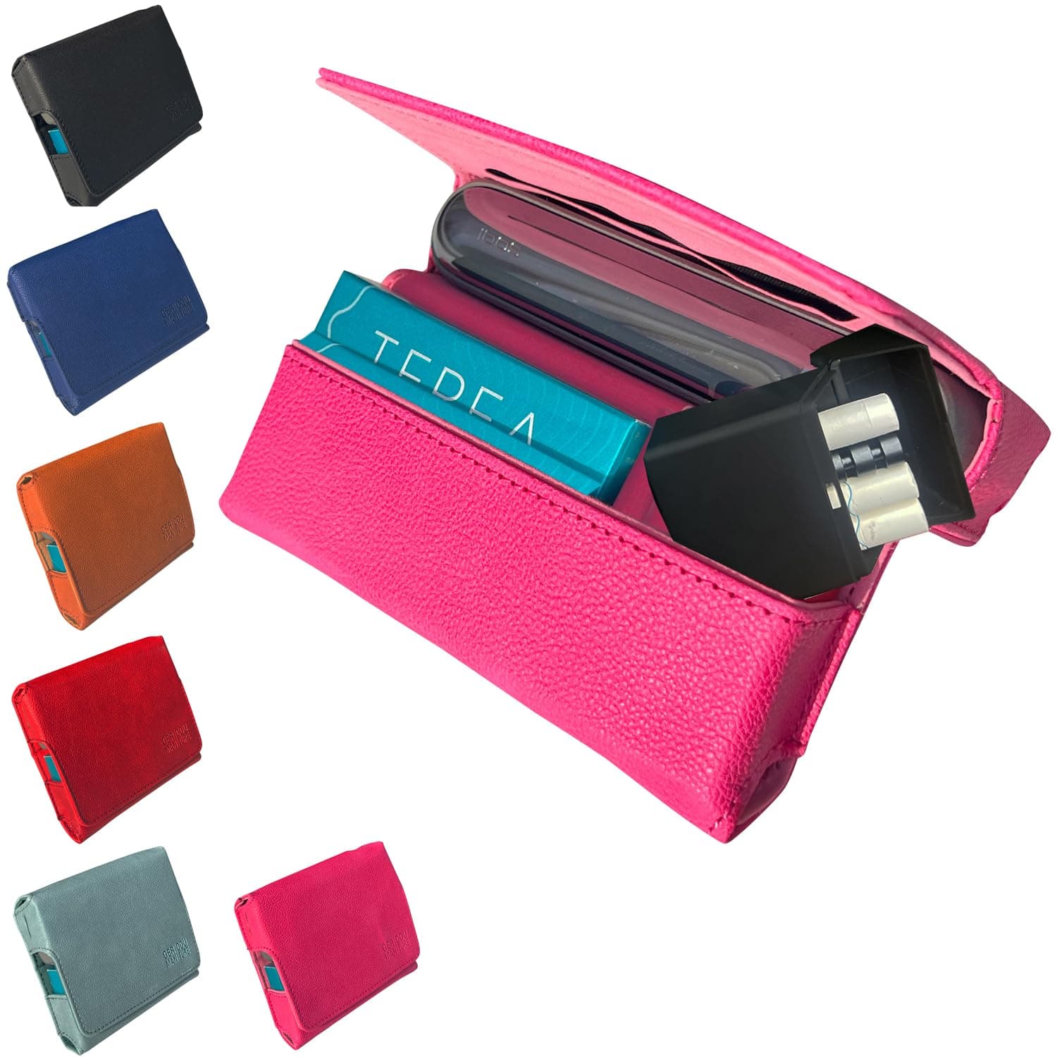 Case Compatible with IQOS Iluma Duo 3.0 Terea Heets Accessories (Pink)