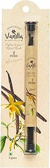 Goodness Vanilla 100% Natural Premium Grade A Vanilla Bean/Pods 15cm+ for Cooking, Baking, Ice Cream, Coffee Brewing and Desserts - 2 Pods (Pack of 1), 5 gram