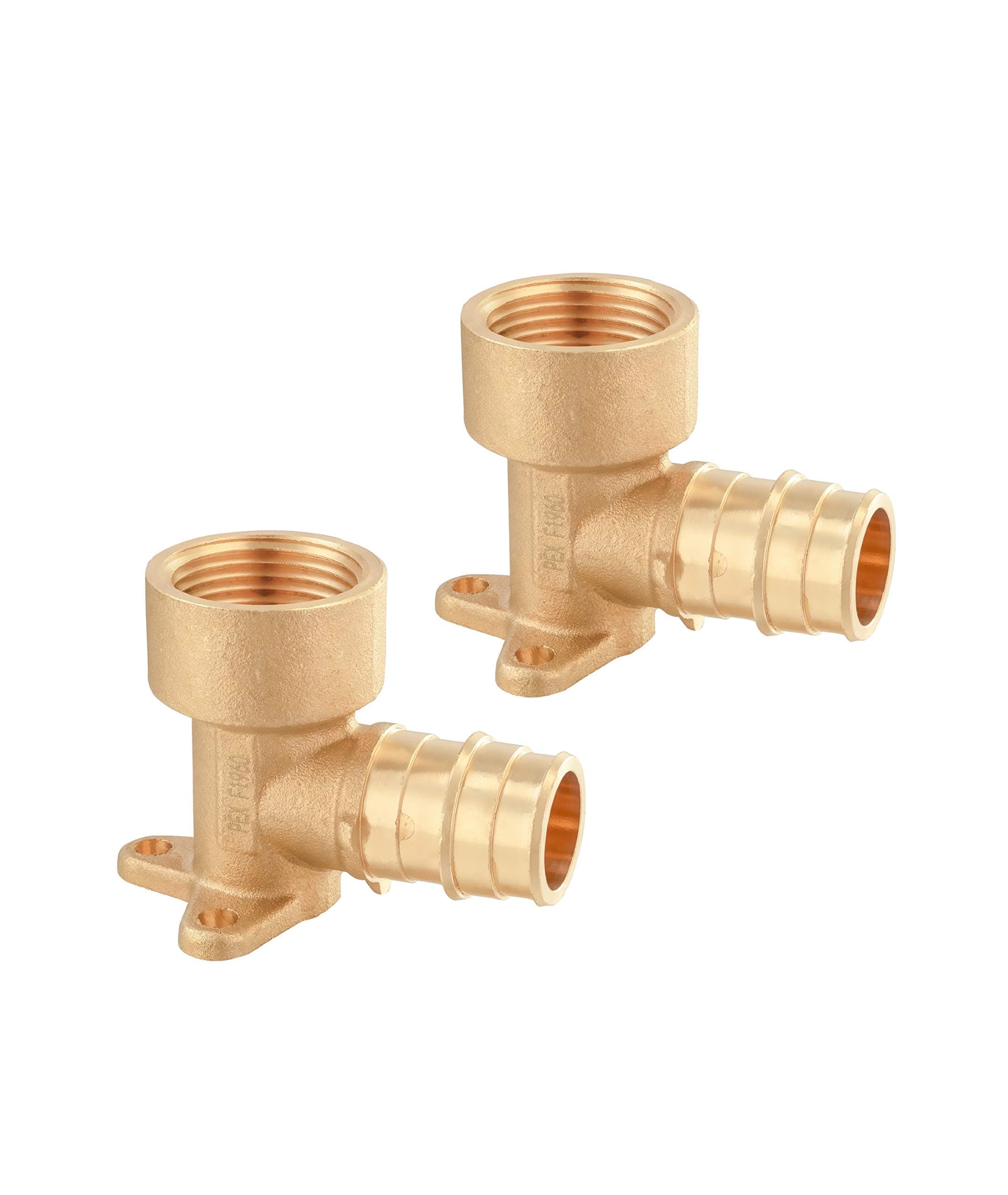 EFIELD Pex fittings Pex A Expansion 3/4"x 3/4" Female NPT Drop-Ear Elbow, F1960 (Pack of 2),(PEX1960088)