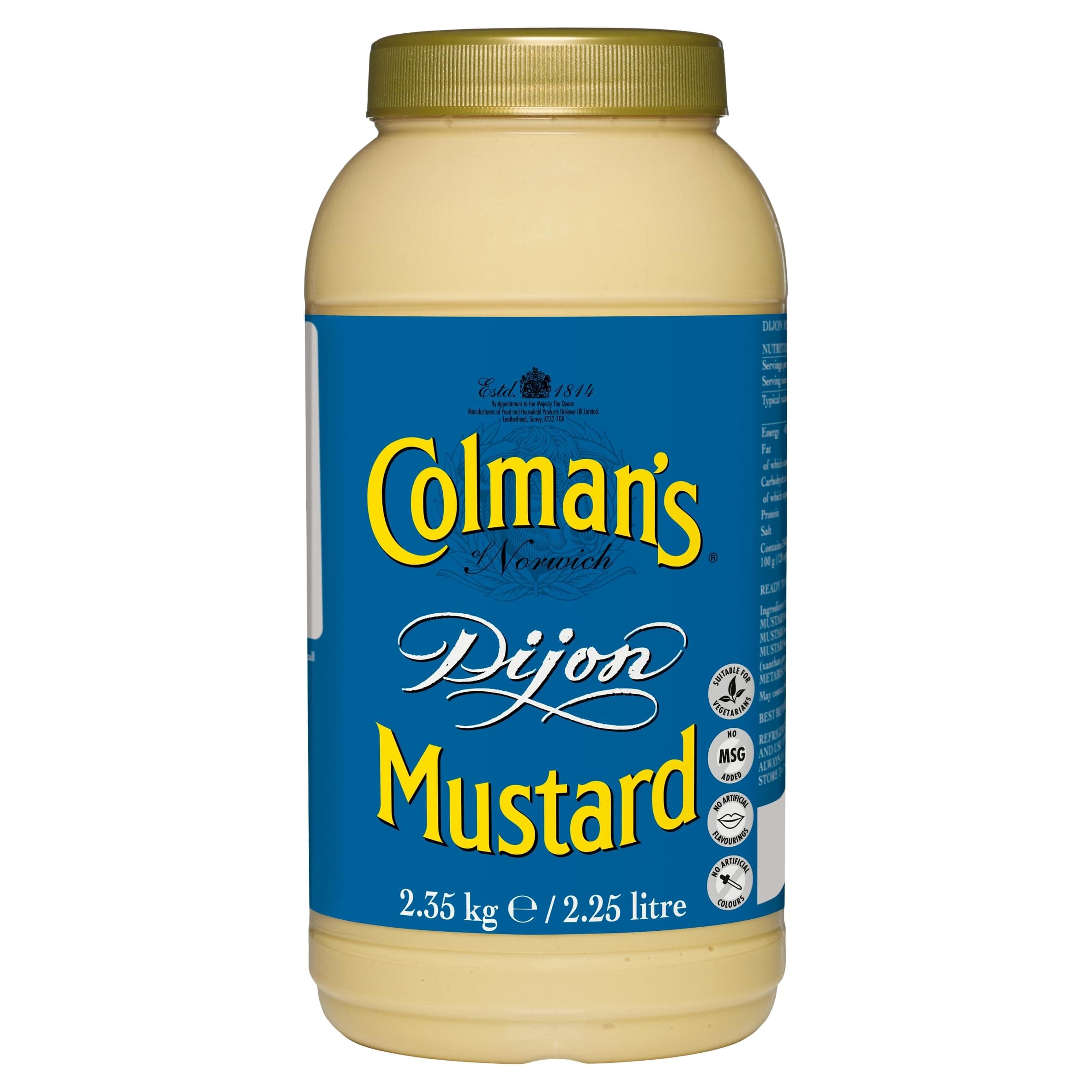 Colman's Dijon Mustard, 2.25 Litre