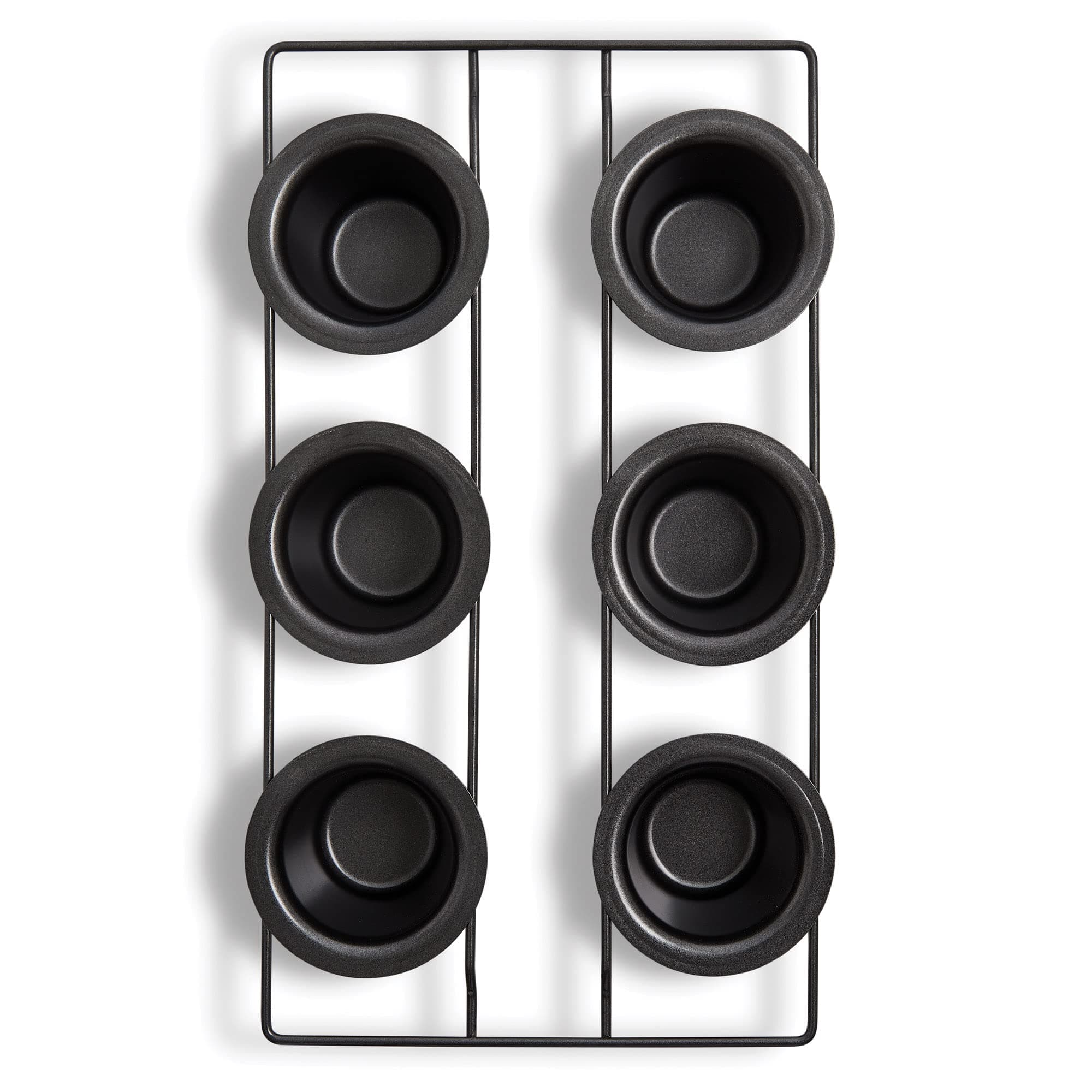 Mrs. Anderson's Baking 6-Cup Popover Pan, Carbon Steel with Non-Stick Coating, PFOA Free, 15.75 x 9 x 2.25-Inches