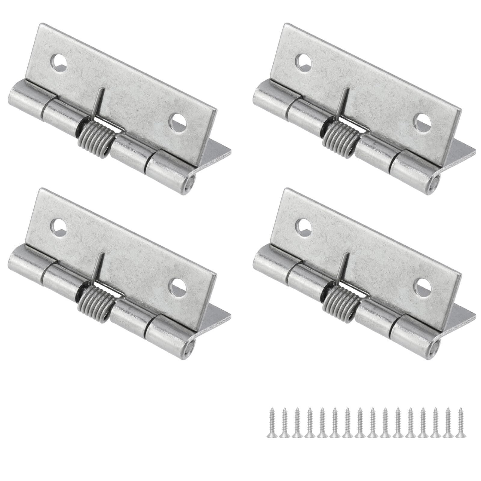 Spring Hinge Self Closing Hinge 2" Length Stainless Steel Door Hinge - Pack of 4