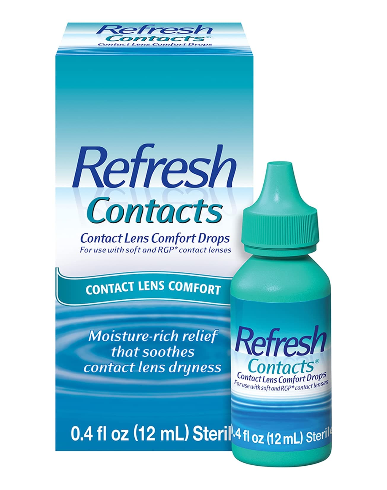 Overseas Direct Refresh Contact Lens Comfort Moisture Drops, 12 ml by Refresh