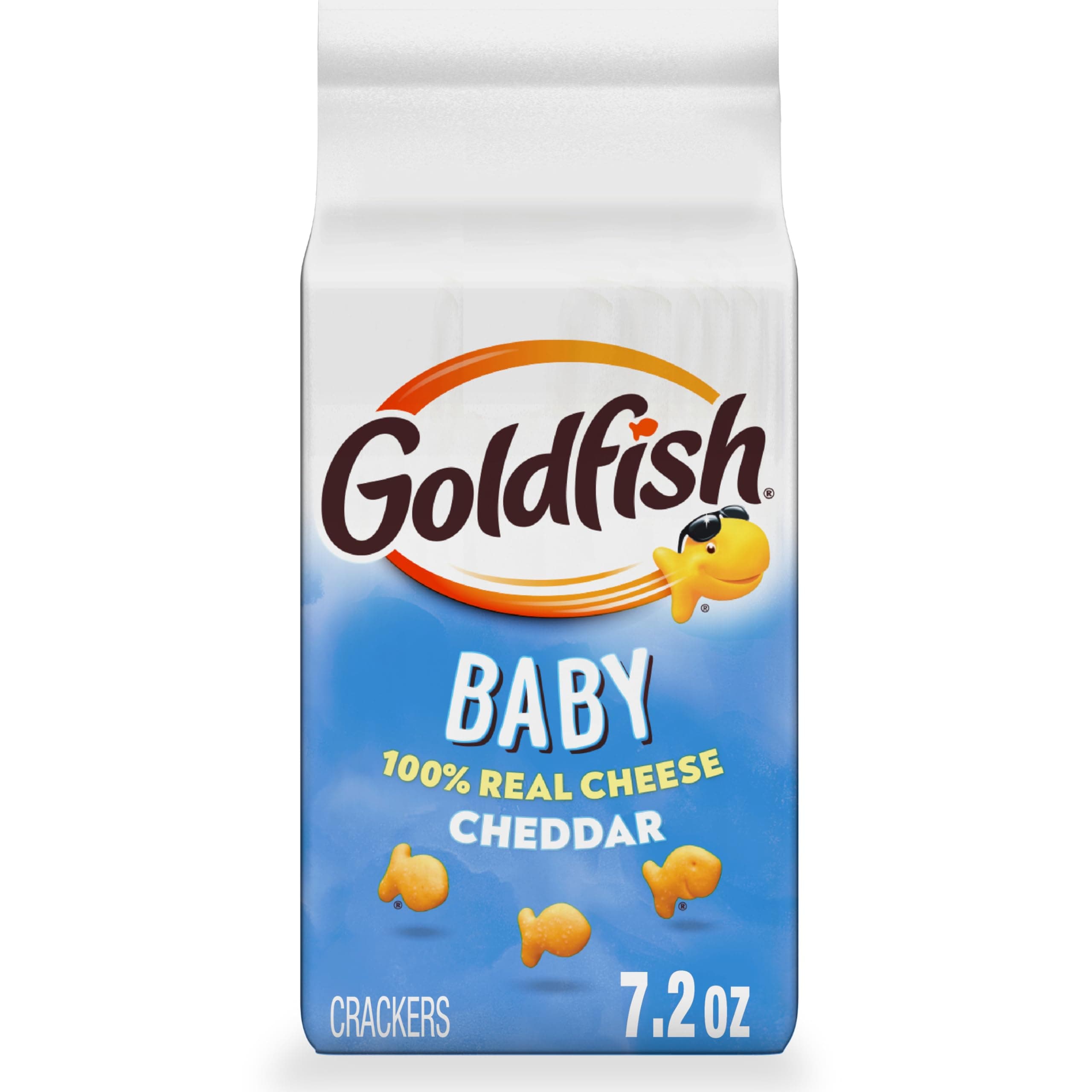 Goldfish Baby Cheddar Crackers, Snack Crackers, 7.2 oz bag