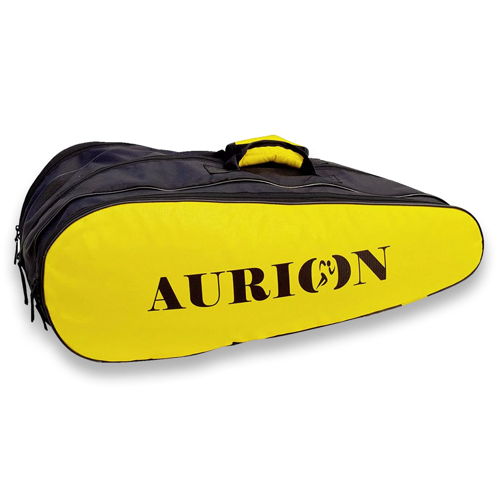 Aurion Badminton,Squash Racket Bag, Single Shoulder Racket Bag 6 Racquet Bag, Waterproof and Dustproof
