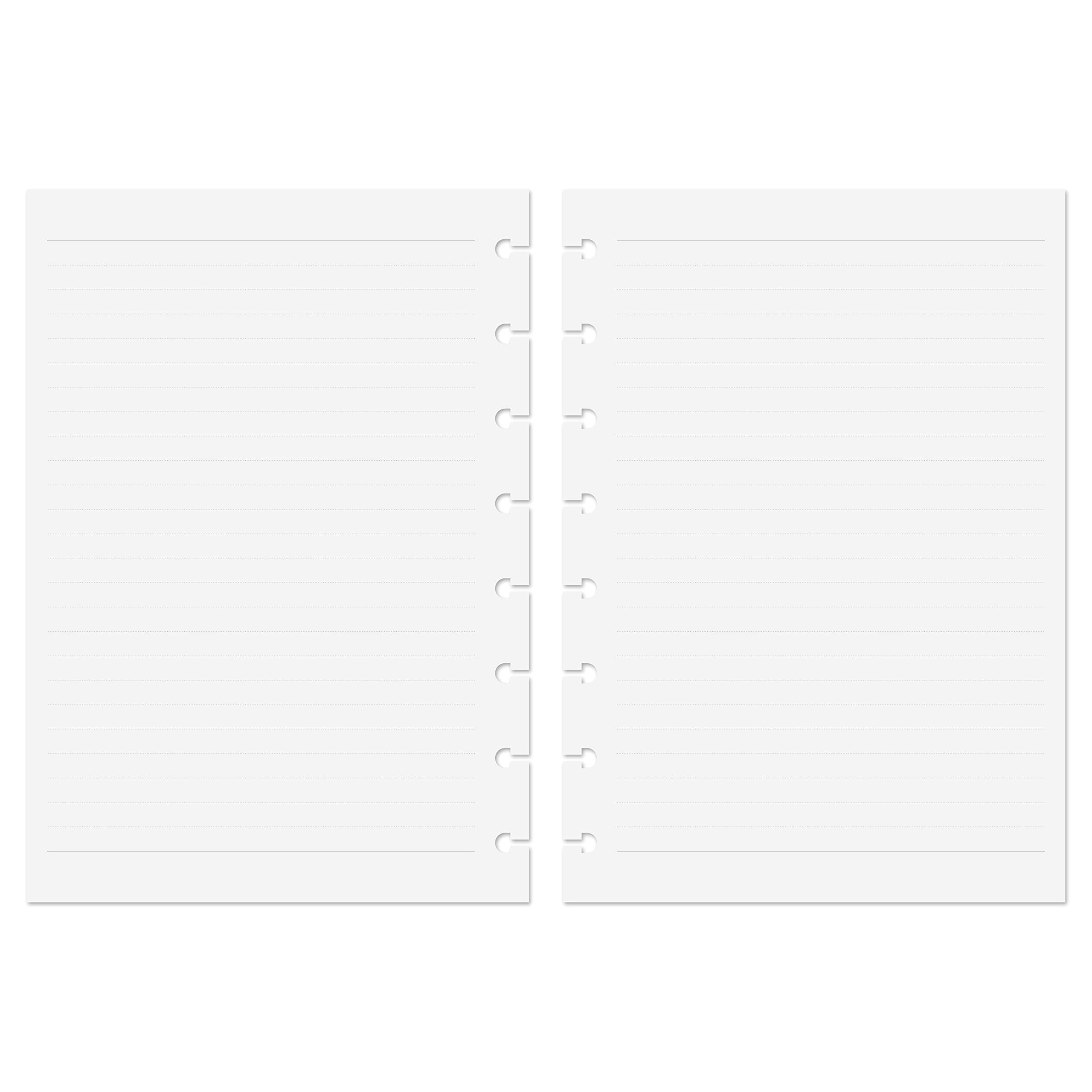 Discagenda Planner Insert Refills Discbound 60 Sheets 120gsm 80lb 148x210mm (Ruled, A5)