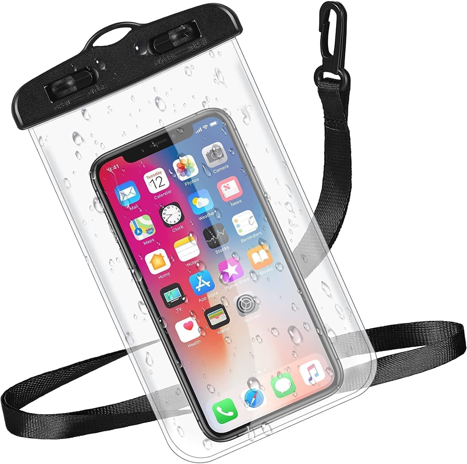 SKYCELL Waterproof Mobile Phone Pouch Rain Cover for All Types of Phone Transparent