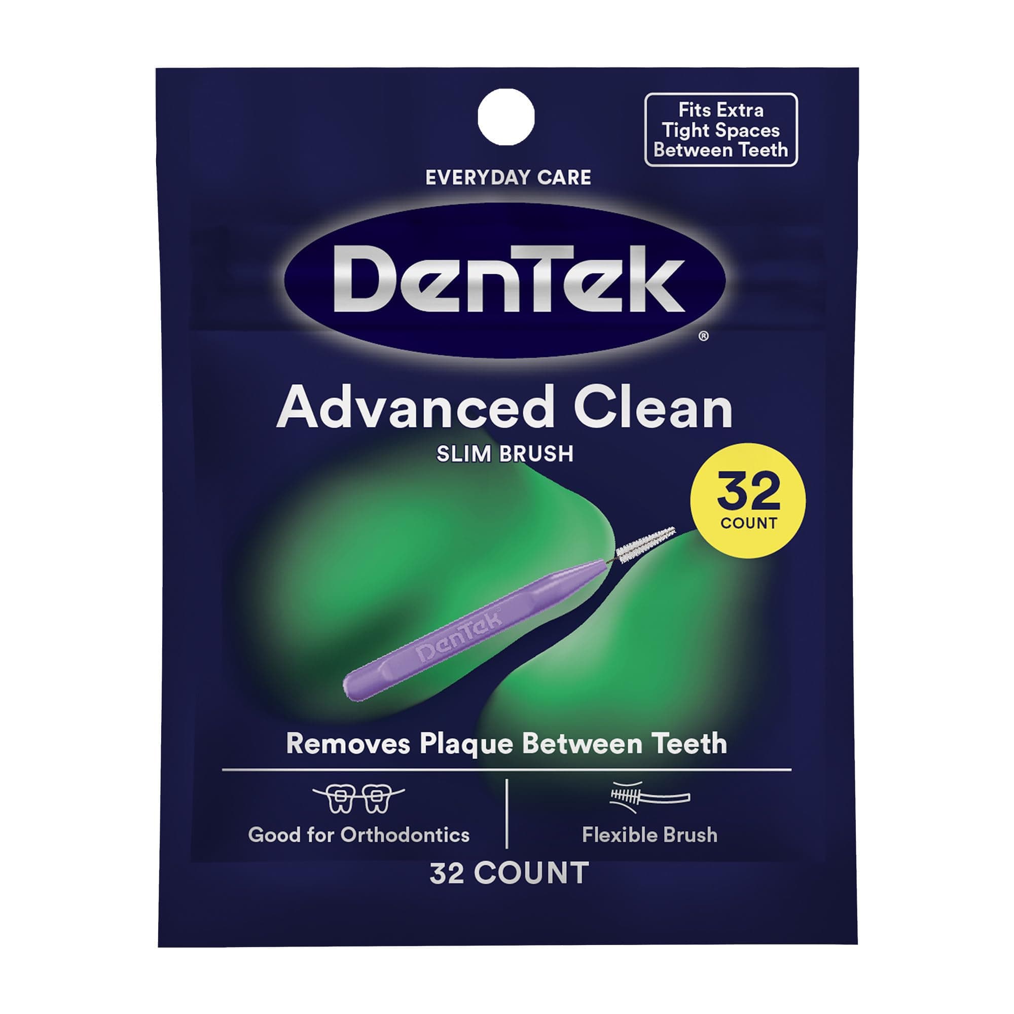 Dentek Slim Brush Cleaners, 32 each by Dentek