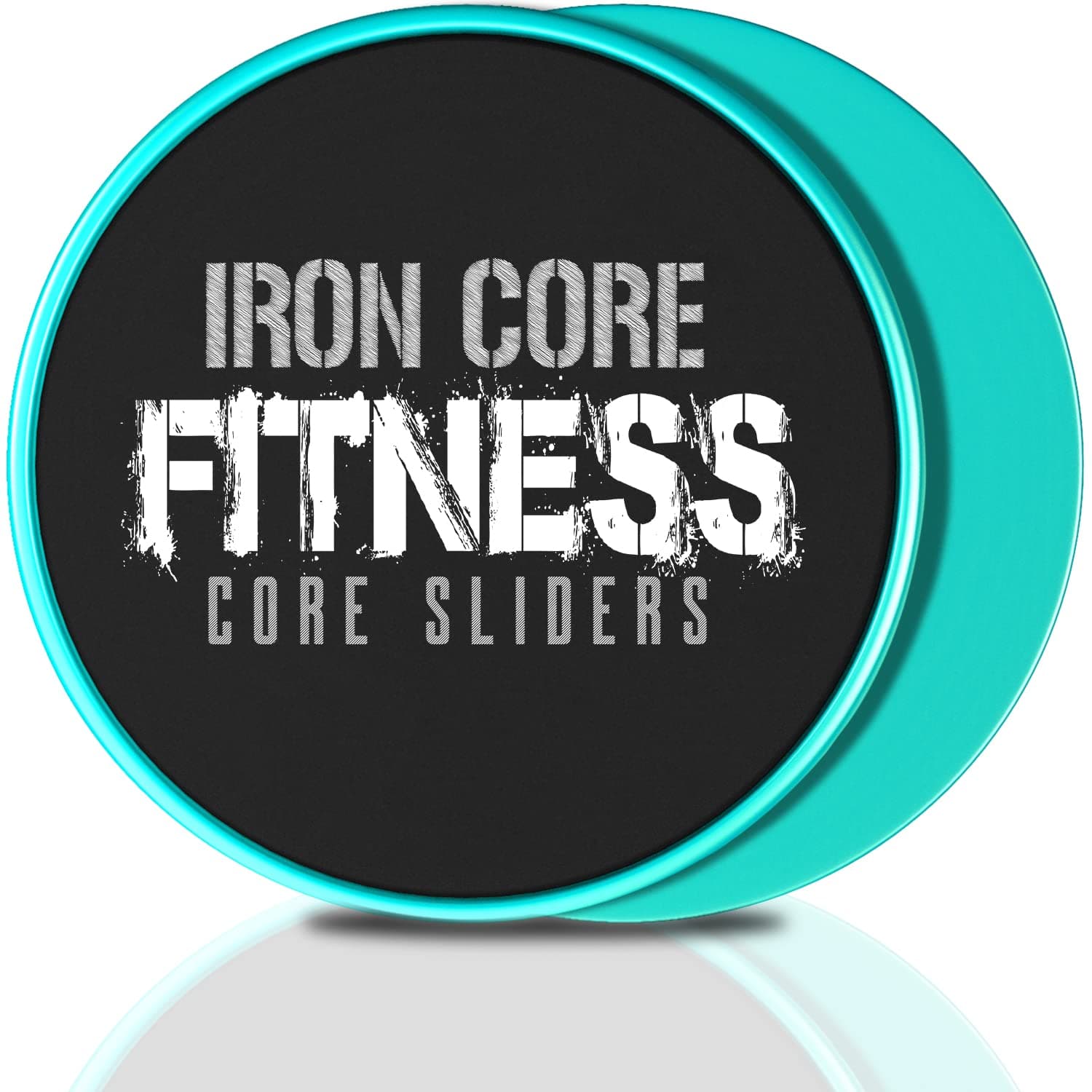 Iron Core Fitness 2 x Dual Sided Gliding Discs Core Sliders Ultimate Core Trainer- Gym Home Abdominal Total Body Workout Equipment. Use on ALL surfaces.