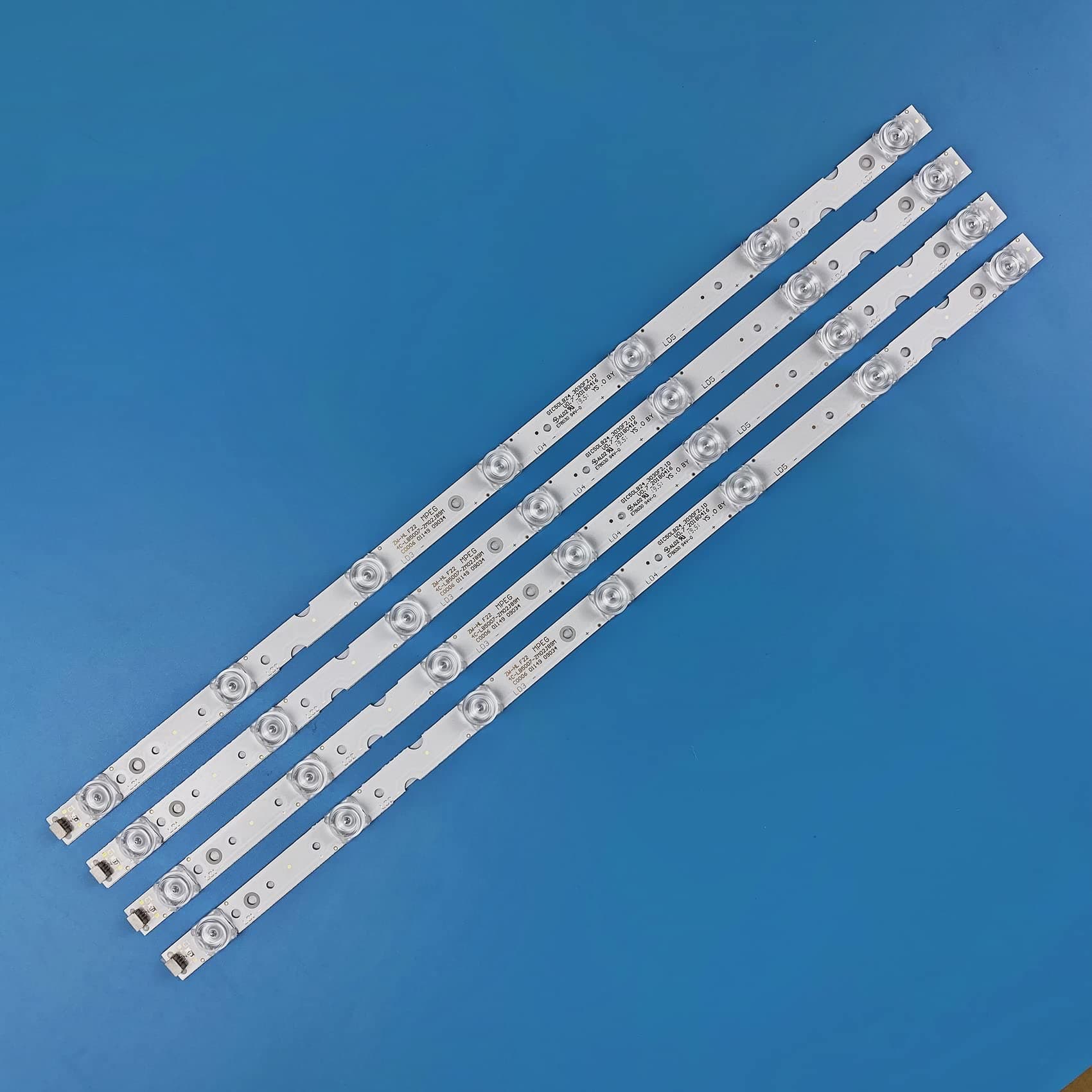 4PCS Led Backlight Strips for TCL 50'' TV GIC50LB24_3030F2.1D 50D6 50S425 50S423 50S421 50UD6306 50UD6406 4C-LB5007-YH02J 4C-LB5007-ZM03J