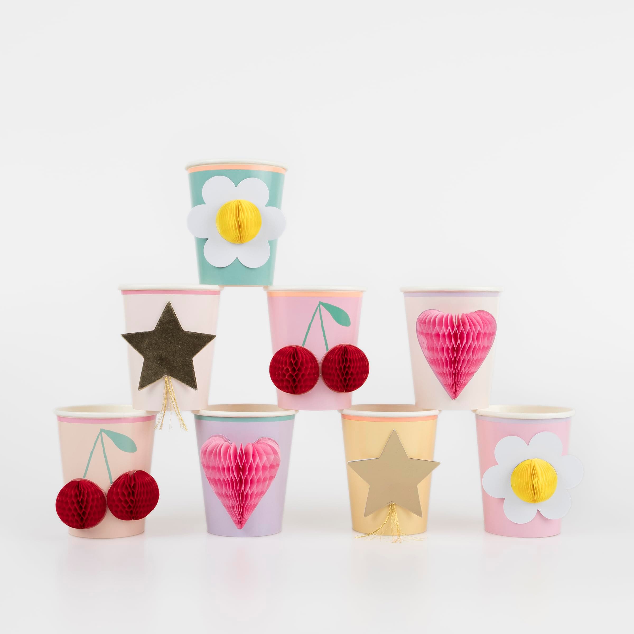 Happy Icons Cups (Pack of 8)