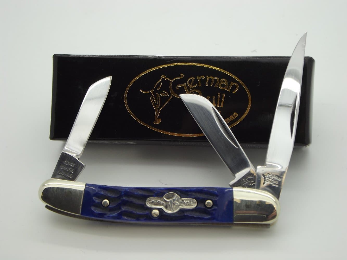 German Bull GB106BLPB-BRK Range Rider Blue Pick Bone