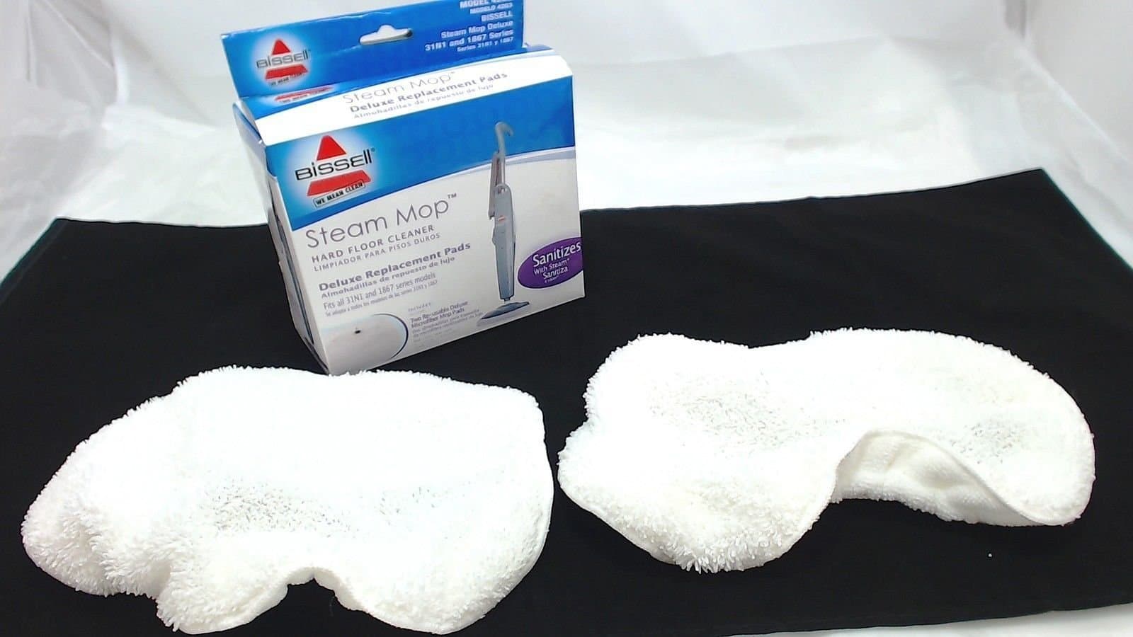 Bissell Steam Mop Deluxe Replacement Pads, 42G3