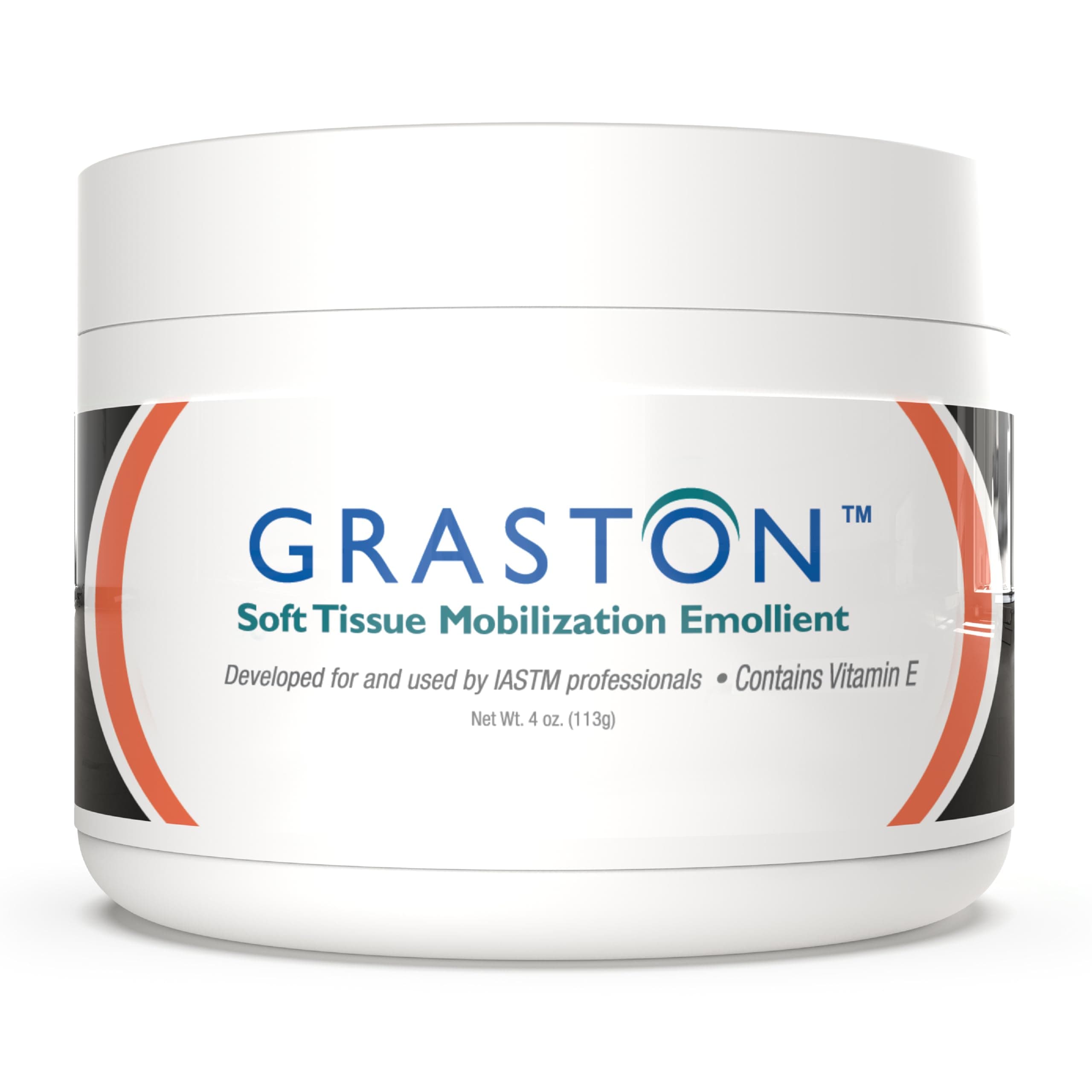 Graston Technique Vitamin E Enriched Emollient Cream - 4oz Jar, Ideal for IASTM Massage Lotion & Massage Cream, Perfect Vitamin E Cream for Massage and Physical Therapy, 1-Pack