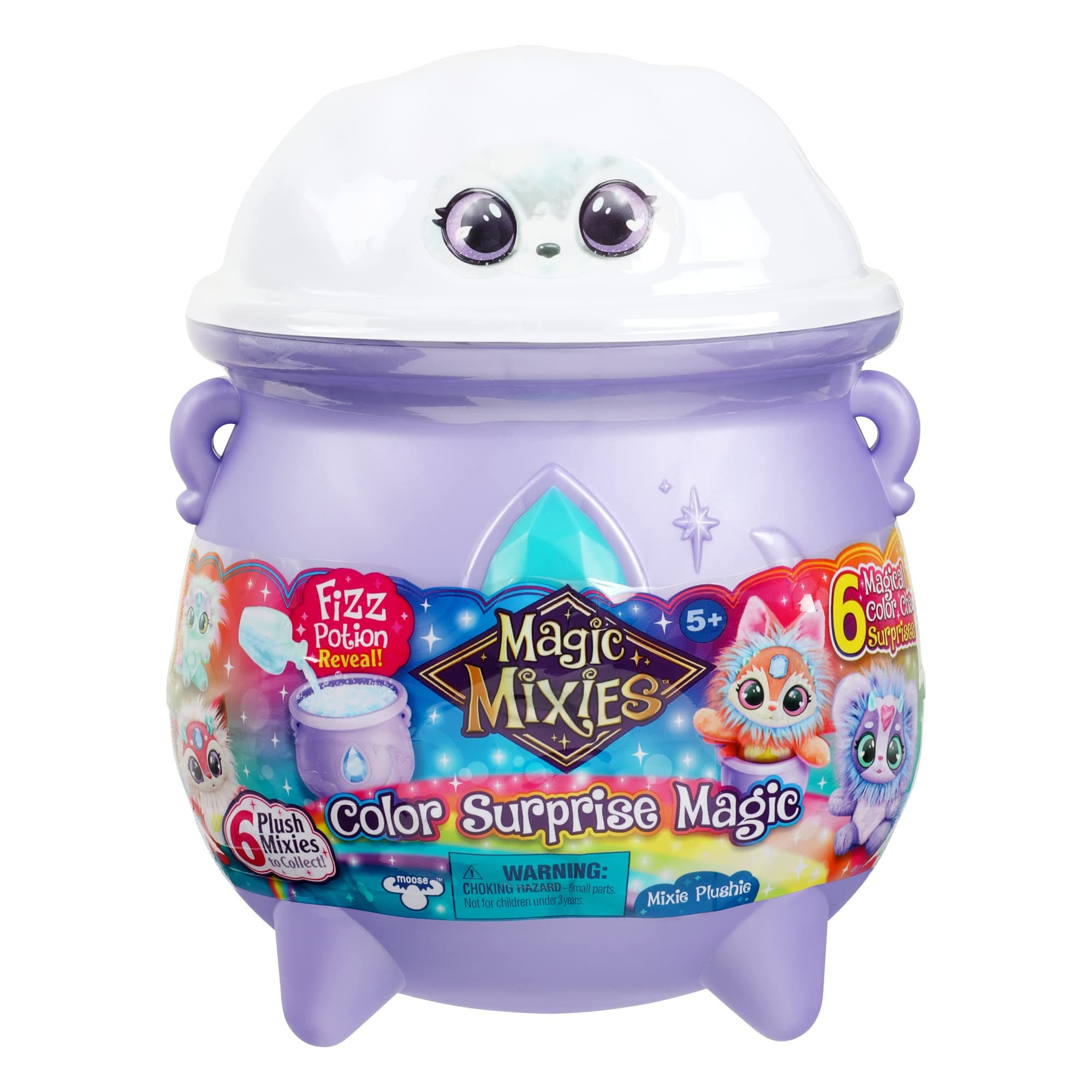 Magic Mixies Magic Mixies Cauldron Plush Toy Color Surprise Magic
