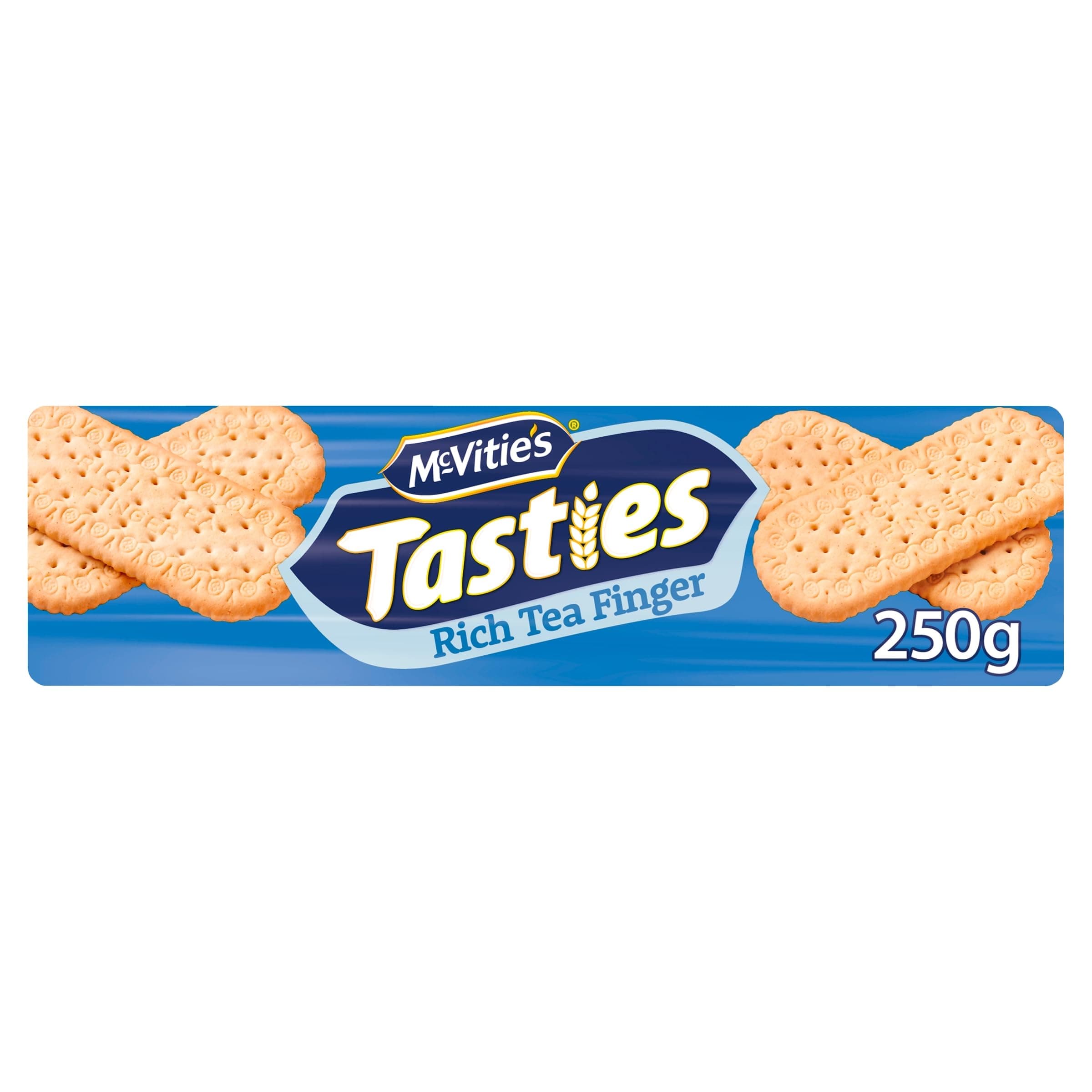 McVitie's Tasties Rich Tea Finger Biscuits, 250 g (Pack of 1)