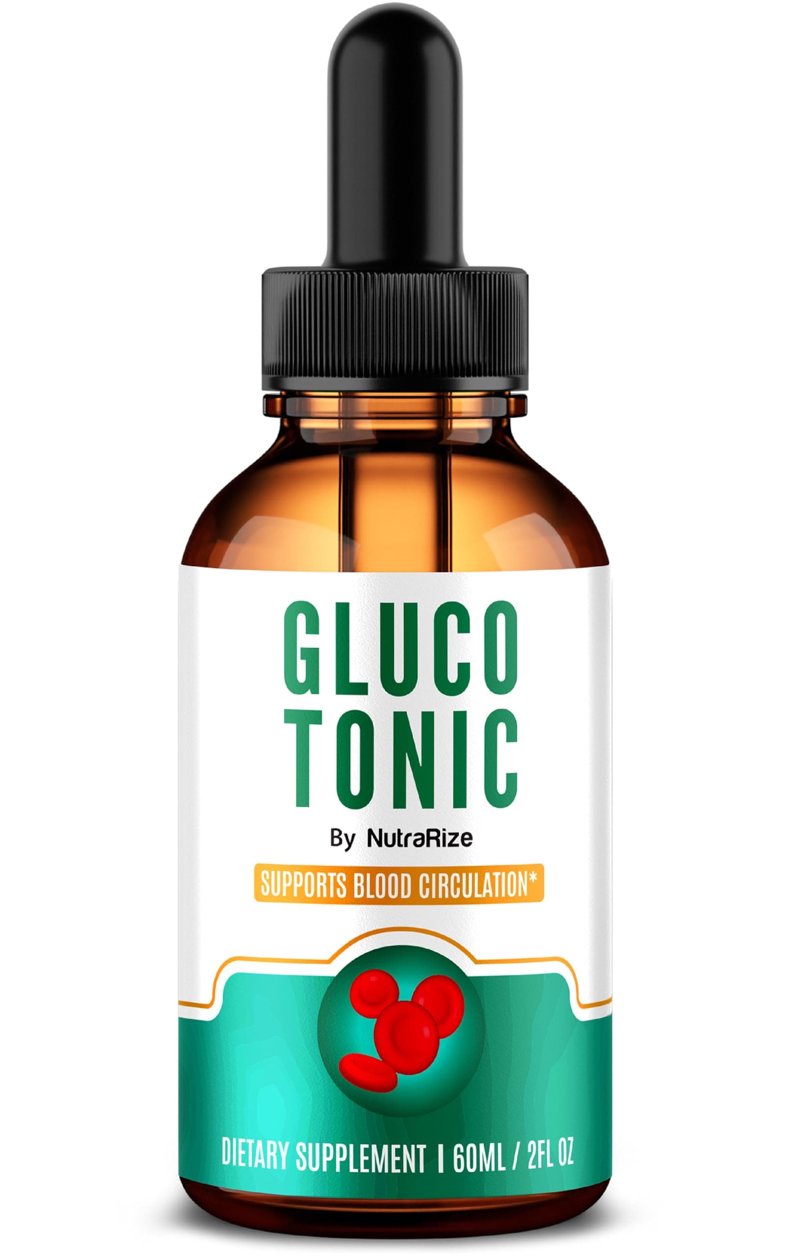 Gluco Tonic - Official Gluco Tonic Drops Formula, All Natural Support For Energy, Circulation, and Healthy Levels, Premium GlucoTonic Liquid Dropper, GlucoTonic En Gotas Review (30 Servings)