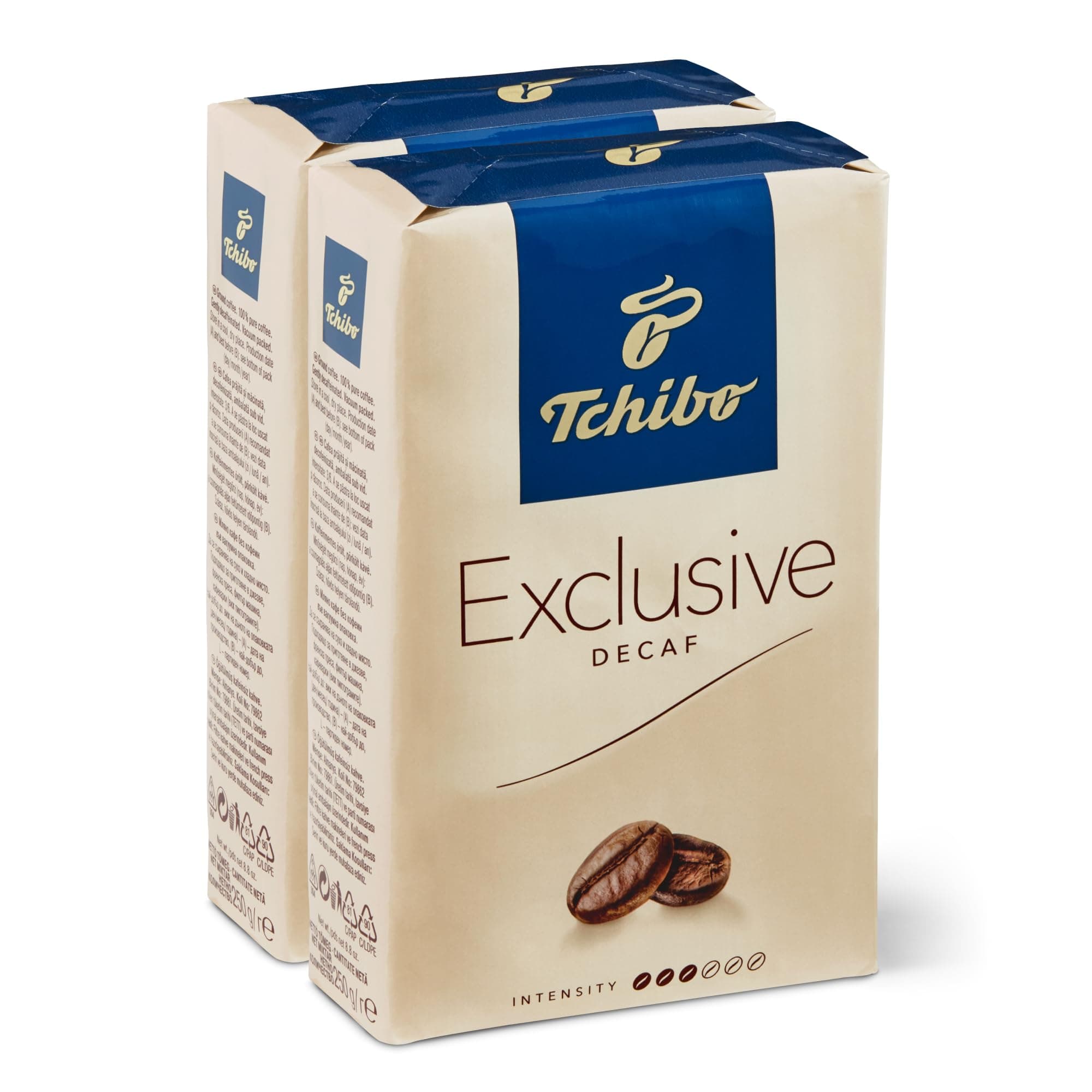 Tchibo Exclusive Decaf Ground Coffee 2 Packs X 8.8oz/250g