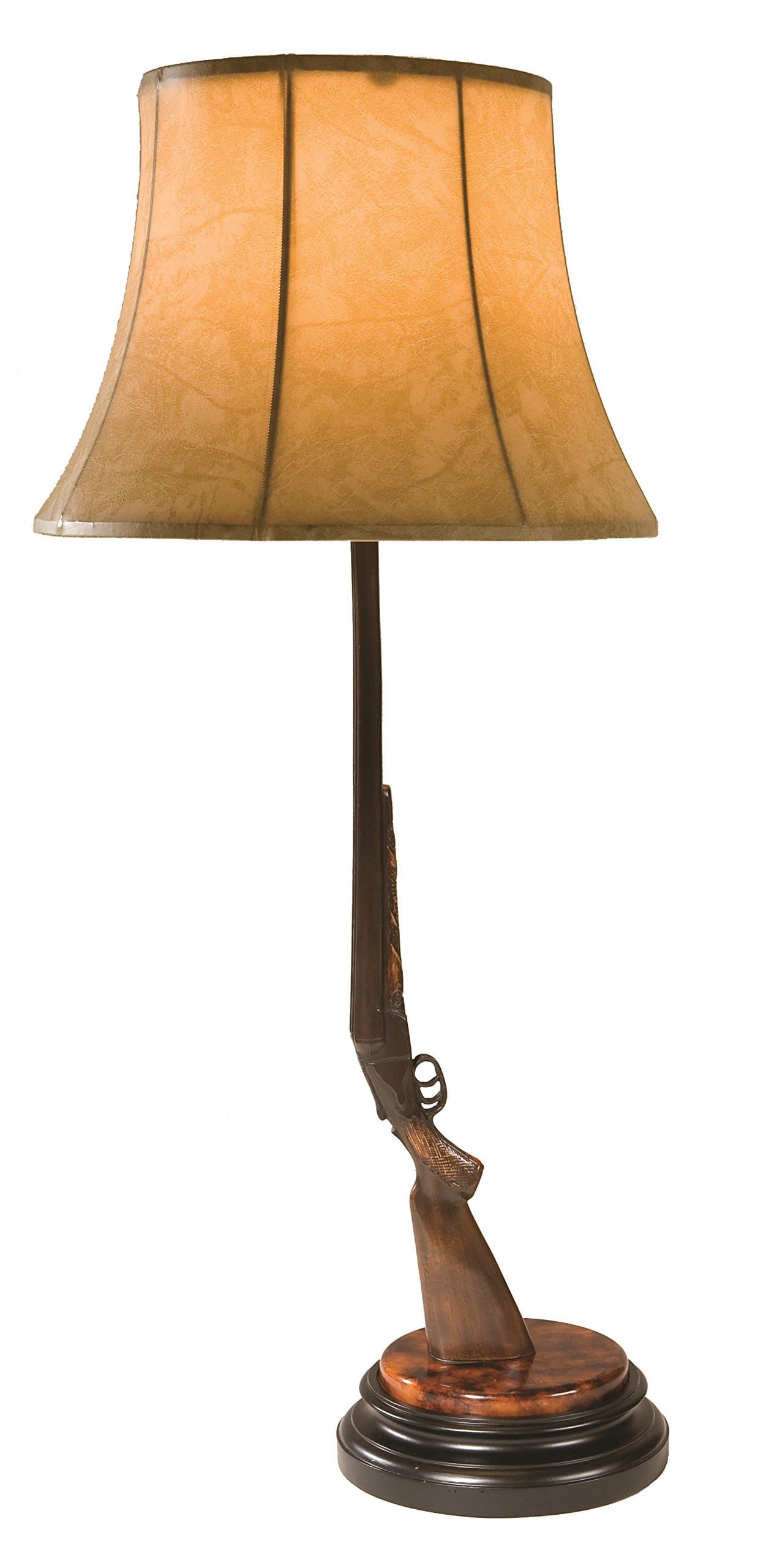 Double Barrell Shotgun Lamp, Bronze
