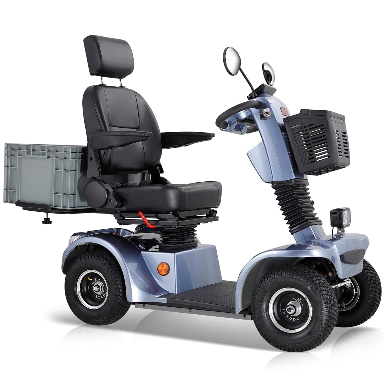 Dvsripa All Terrain Mobility Scooter for Seniors,Heavy-Duty 4 Wheel Mobility Scooters Mobility Scooter,Handicap Scooters for Adults with 3-Speed Travel Long