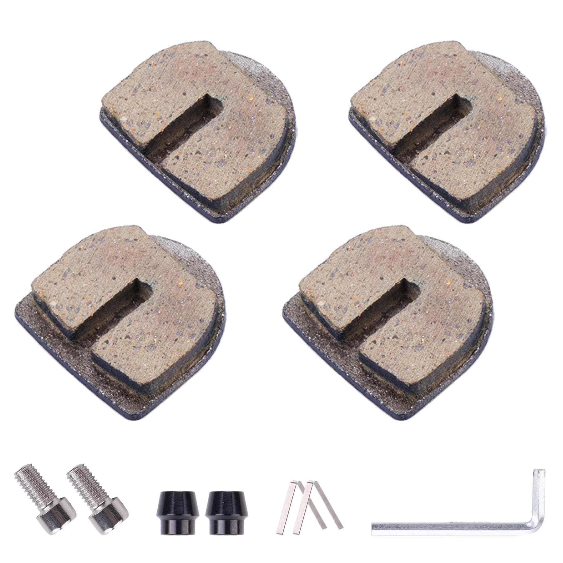 Rounded Brake Pads for Razor Dirt Quad 500 E500S MX500 MX650 SX500 McGrath Dirt Rocket RSF650 Electric sportbikes, Electric Dirt Bikes and quads.Suitable for Motovox MBxXSe Micro Scooters