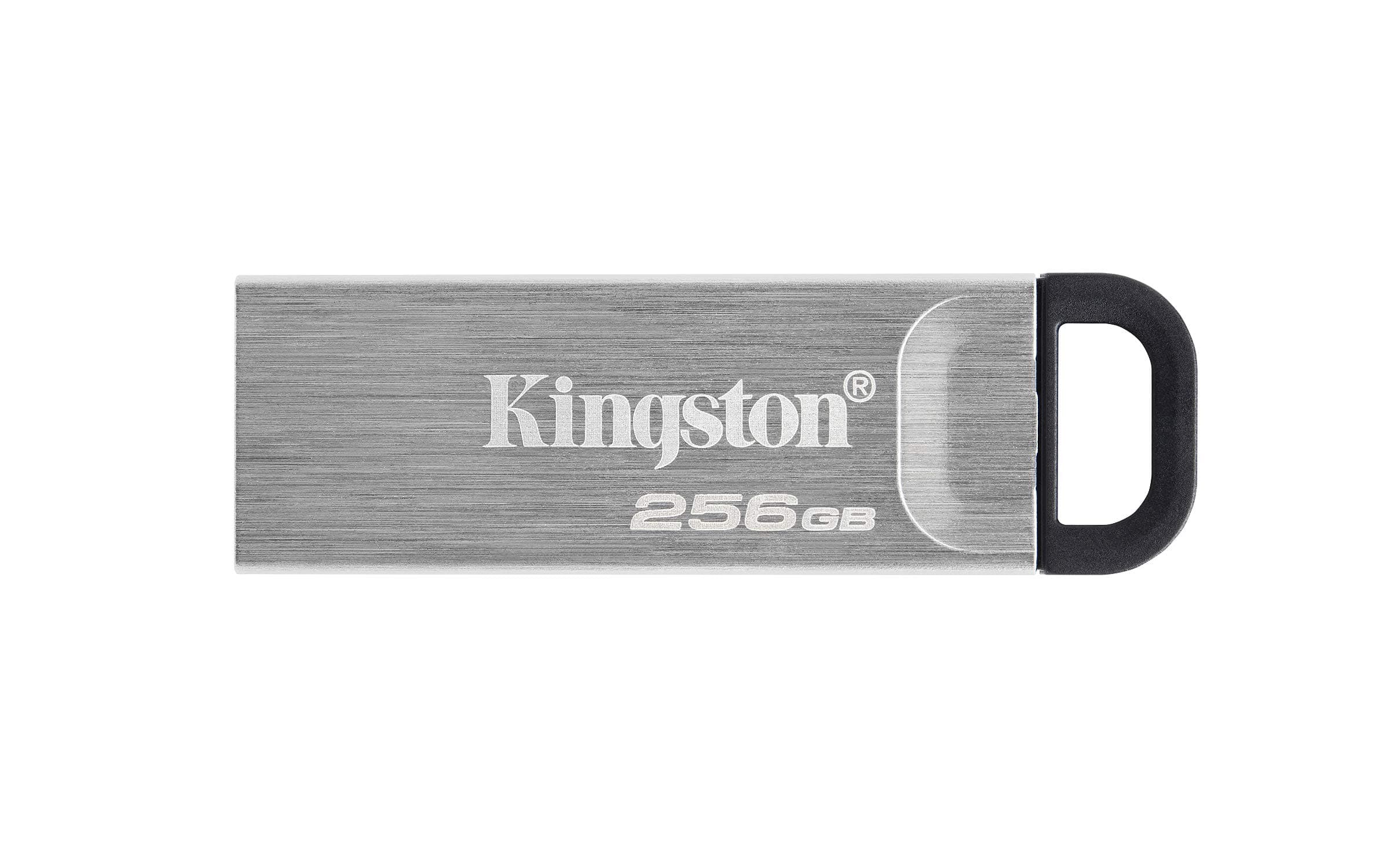 DataTraveler Kyson USB 3.2 Gen 1 Flash Drive 256GB - Stylish Capless Metal Case