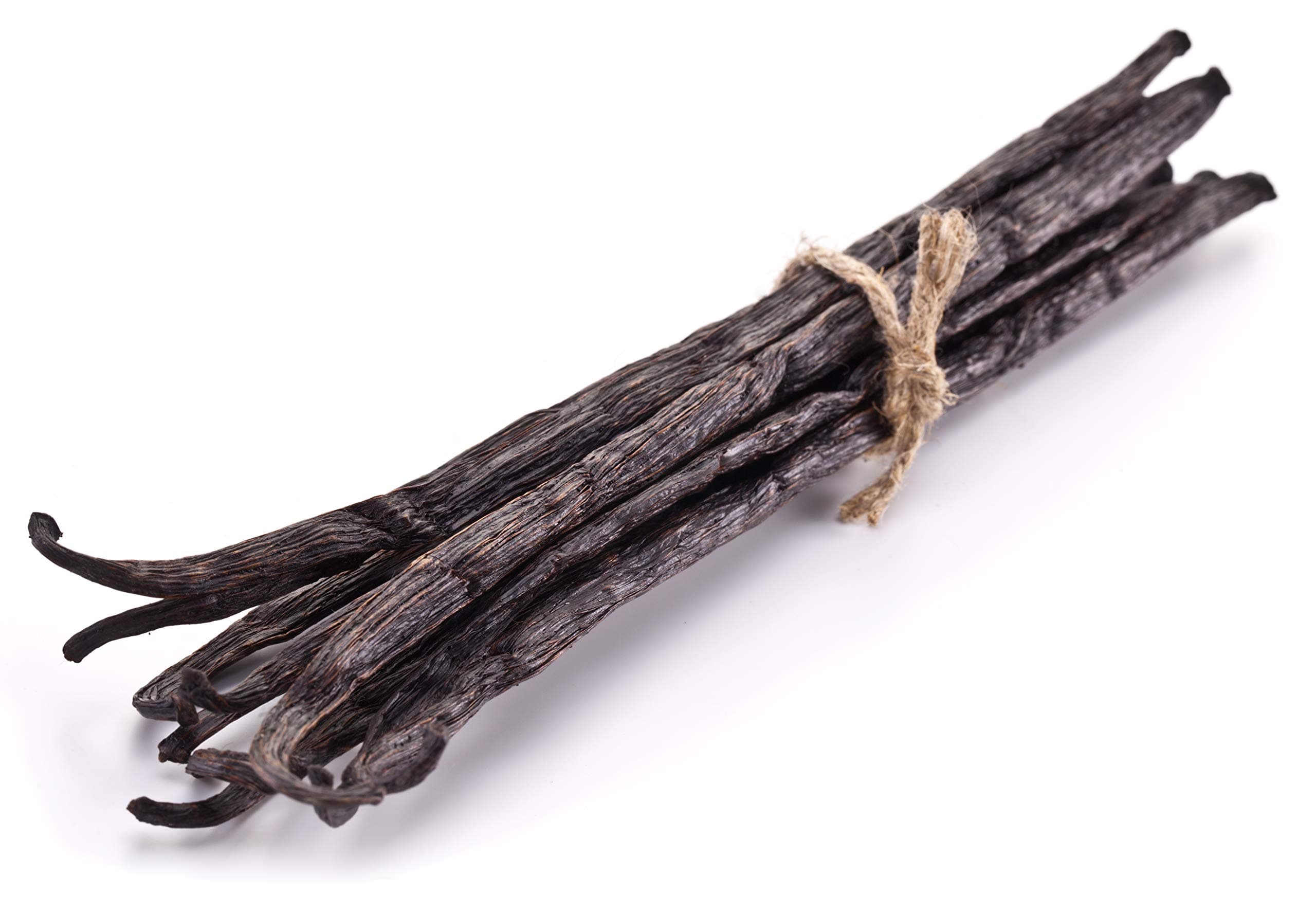 5 Vanilla Beans - Whole Extract Grade B Pods for Baking, Homemade Extract, Brewing, Coffee, Cooking - (Tahitian)